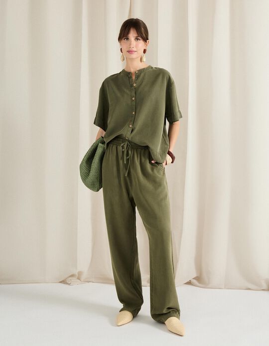 Comprar Online Calças Liocel, Mulher, Verde