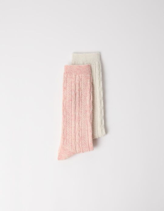 Comprar Online Pack 2 Pares De Meias, Mulher, Cru