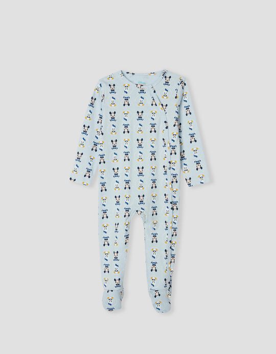 Mickey Mouse Sleepsuit, Baby Boys, Blue