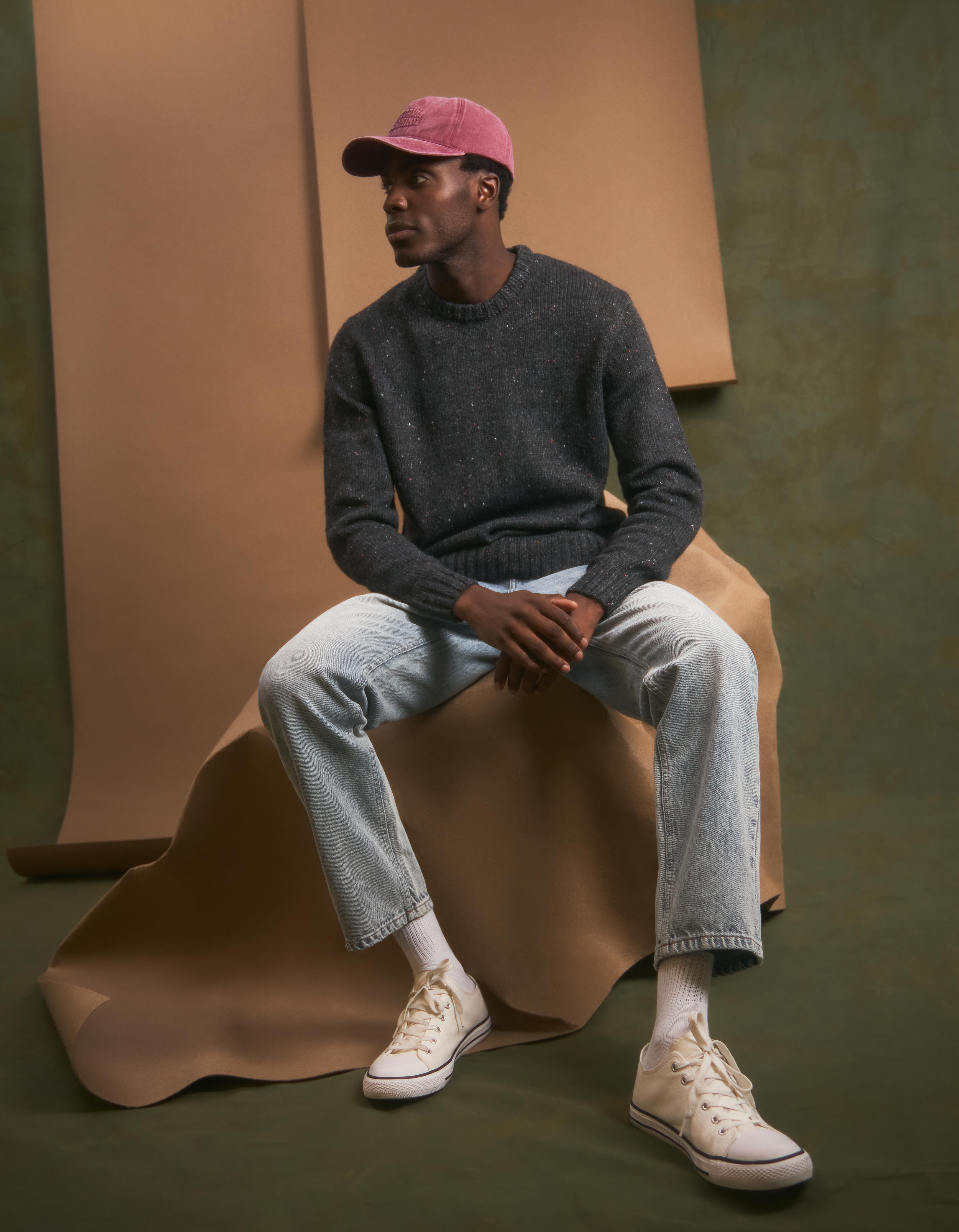 Comprar Online Camisola de Malha, Homem, Cinzento Escuro