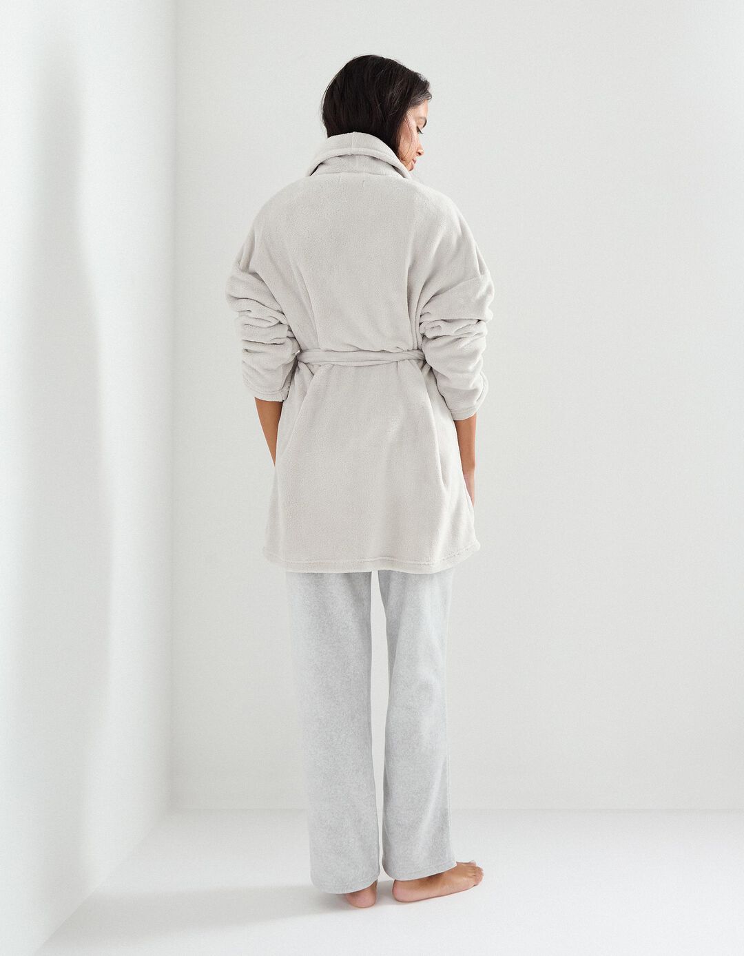 Robe Curto, Mulher, Cinzento Claro
