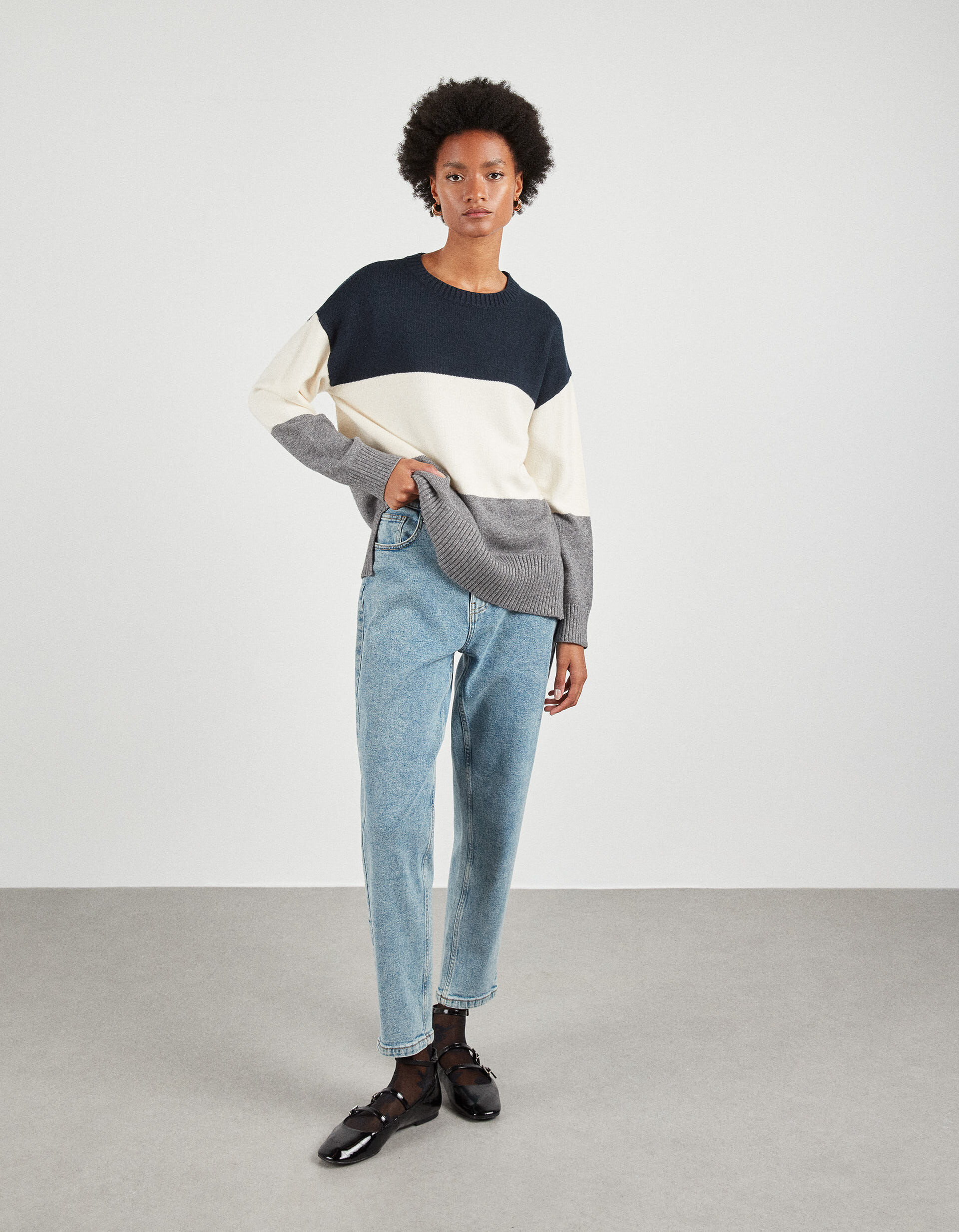 Fanny knitted sweater store