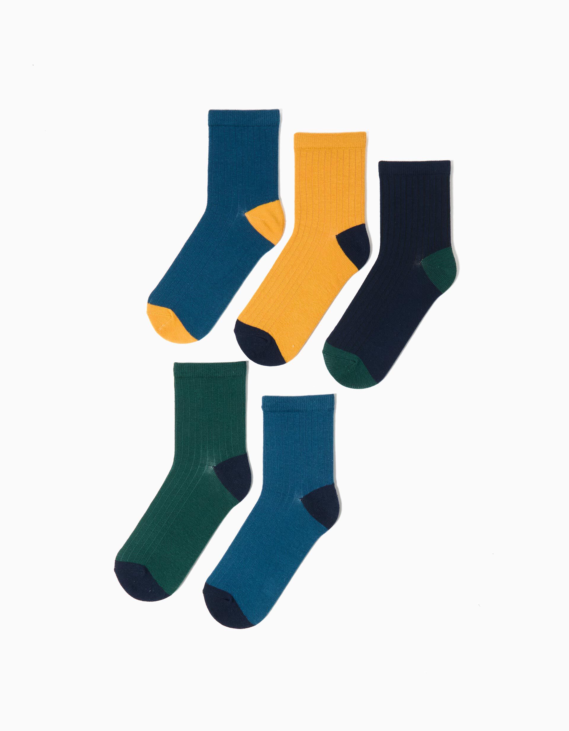 Comprar Online Pack 5 Pares de Meias, Menino, Multicolor