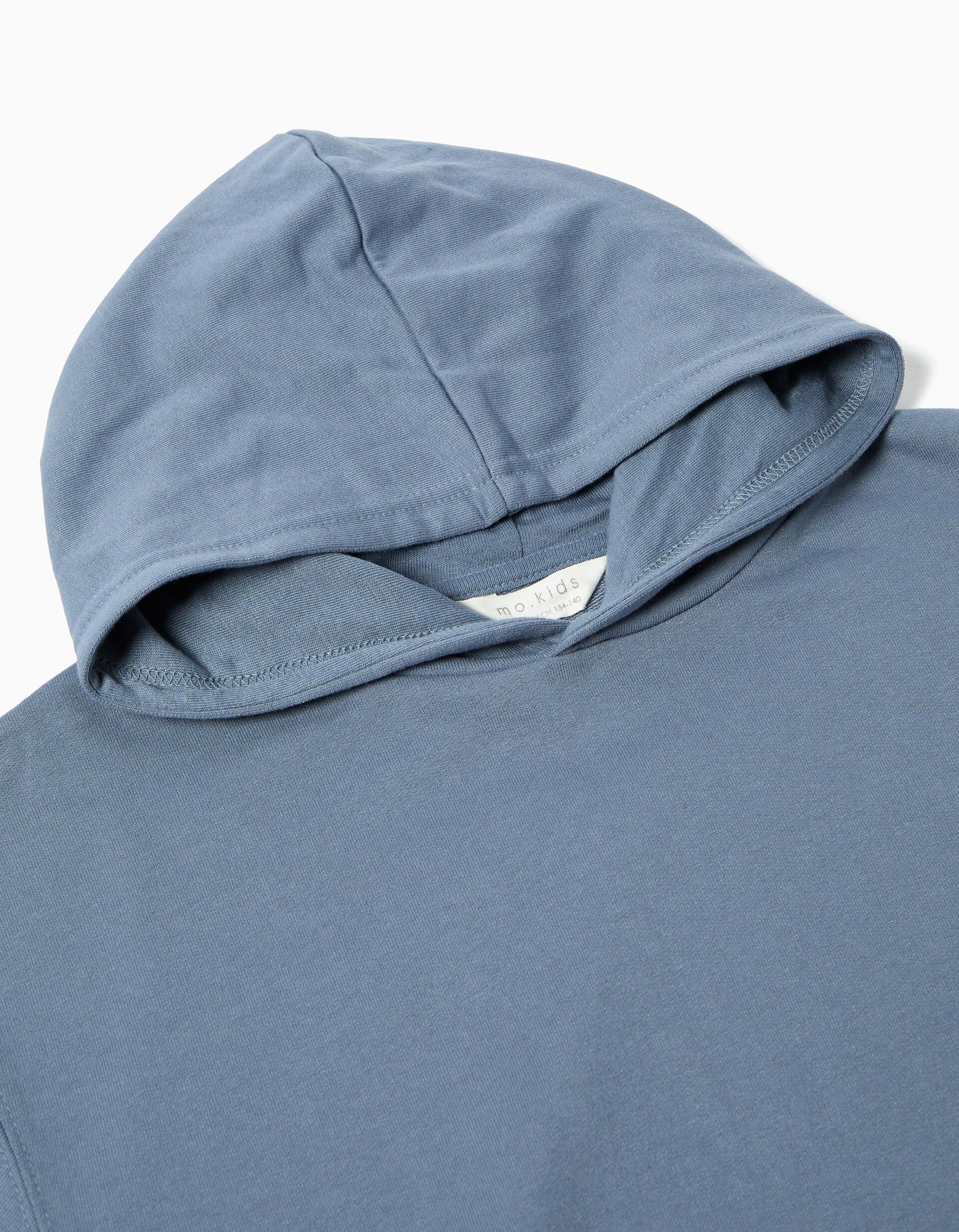 Comprar Online Sweatshirt de Felpa Capuz, Menino, Azul