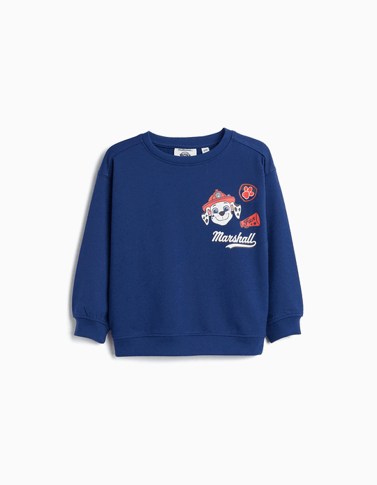 Comprar Online Sweatshirt De Felpa 'Paw Patrol', Menino, Azul Escuro