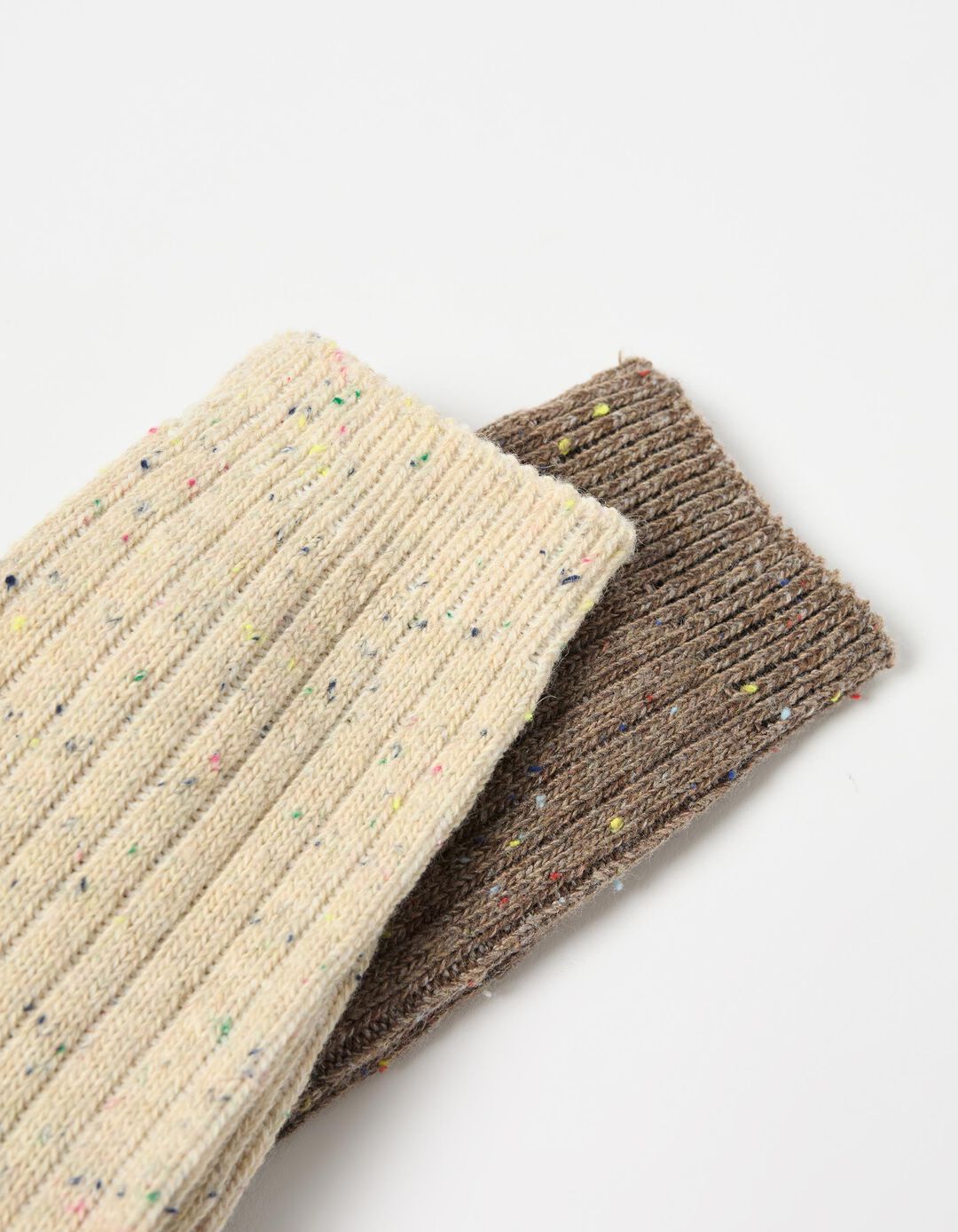 Pack 2 Pares de Meias, Mulher, Castanho