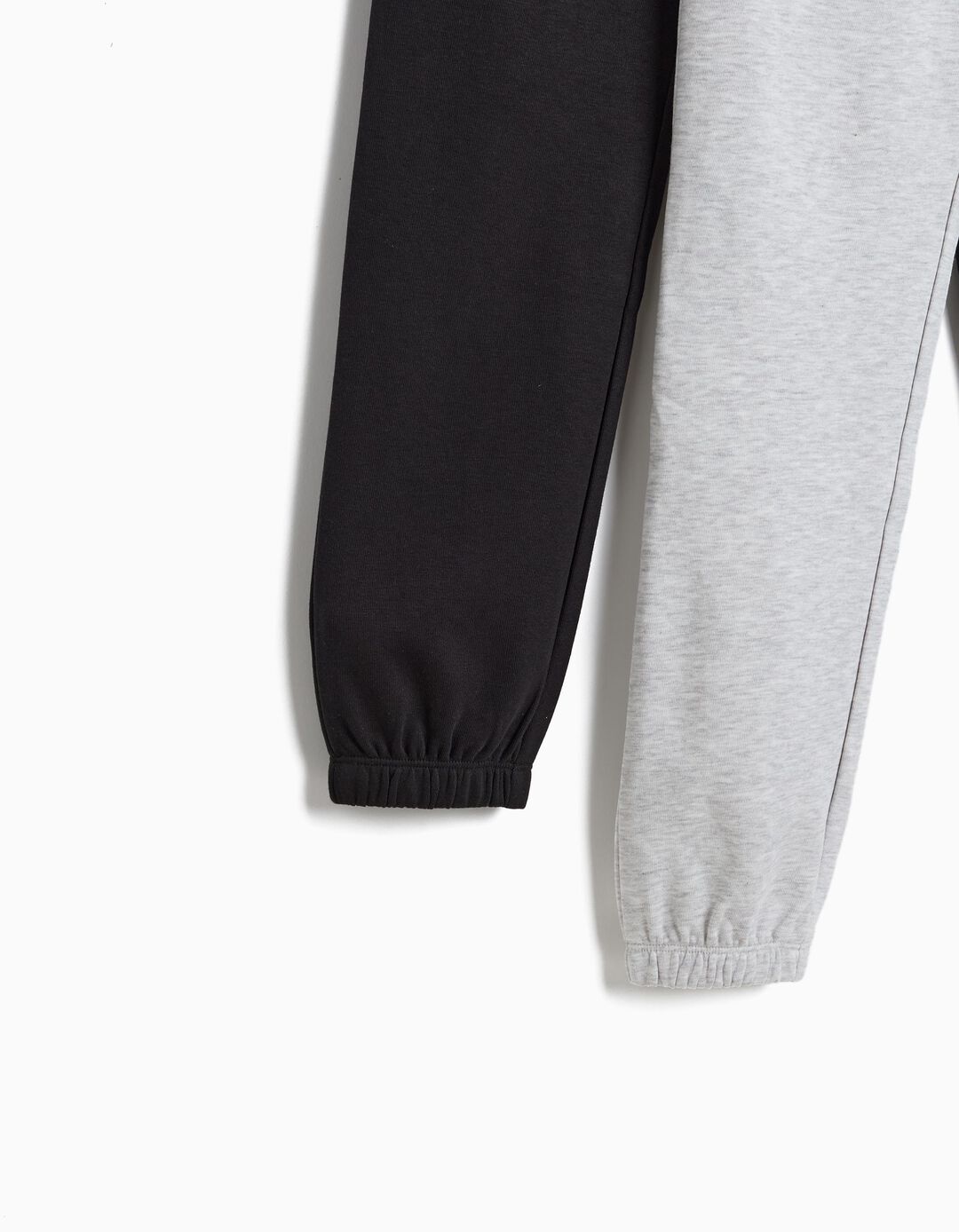 Pack 2 Joggings De Felpa, Menino, Cinzento Claro