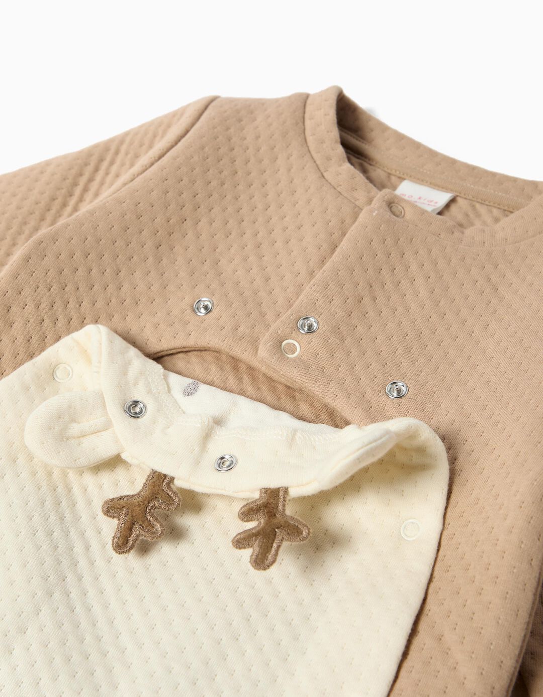 Babygrow de Rena, Recém-Nascido, Bege 