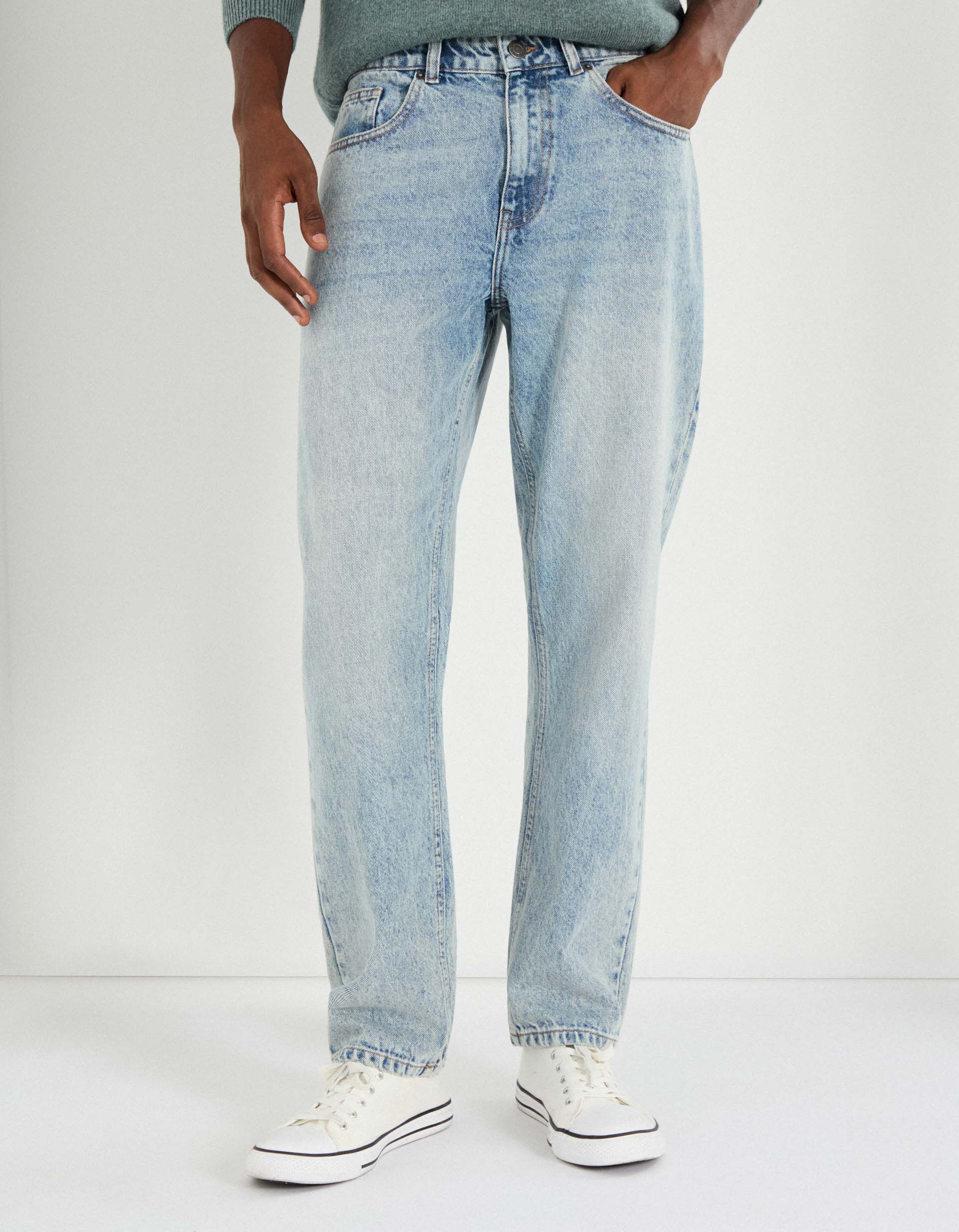 Comprar Online Cal&ccedil;as de Ganga 'Relaxed Fit', Homem, Azul Claro