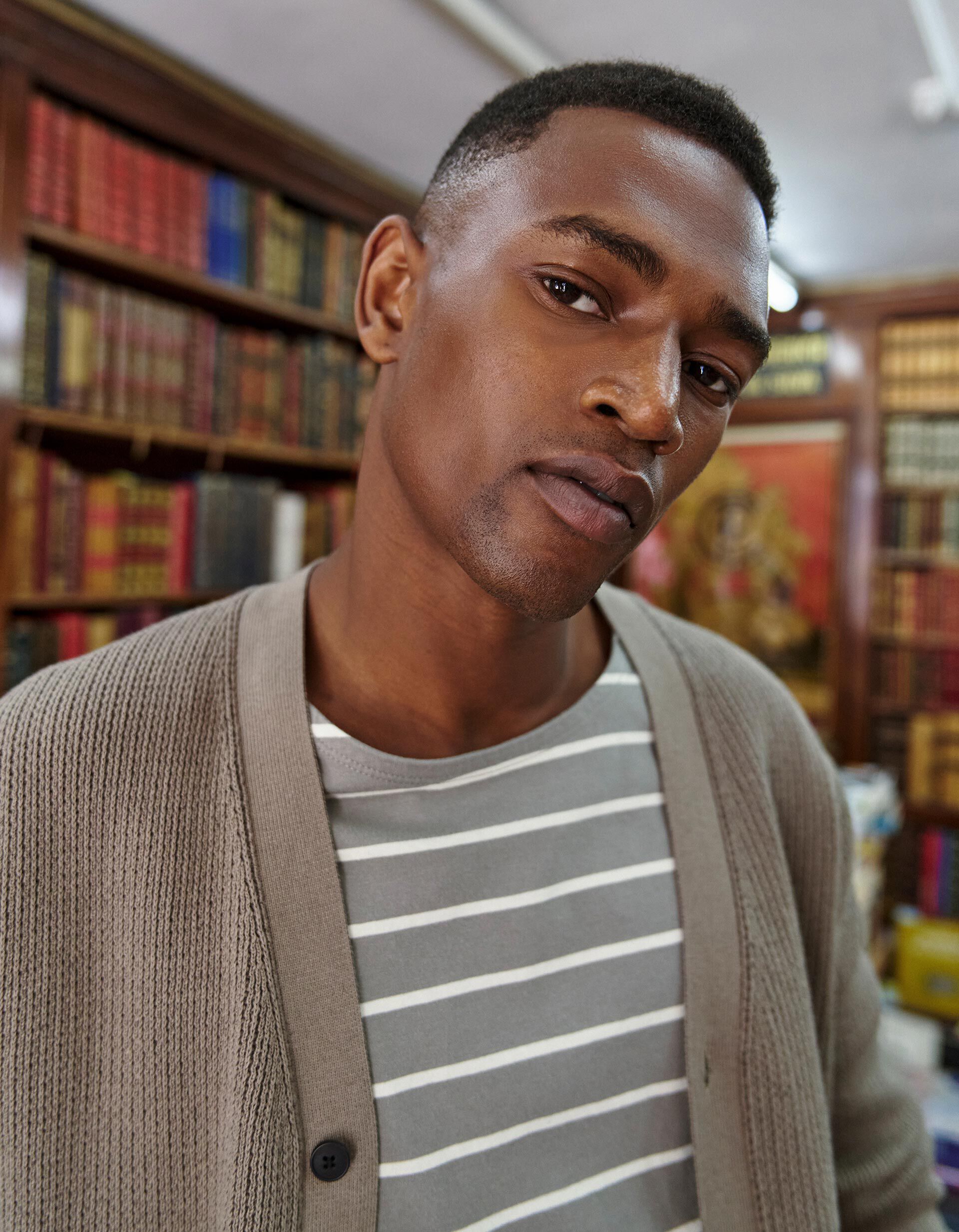 Comprar Online Cardigan, Homem, Bege