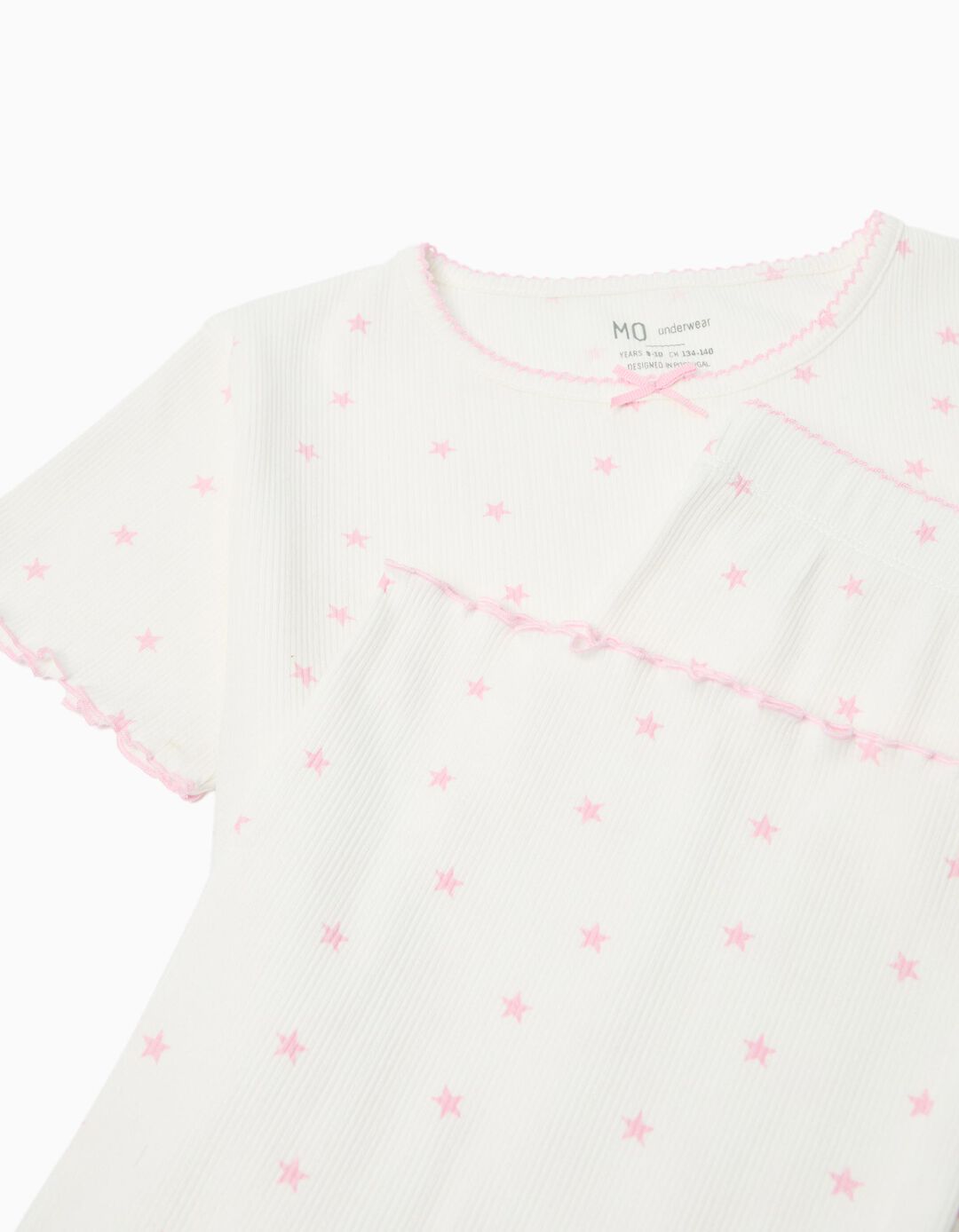 Pijama, Menina, Branco