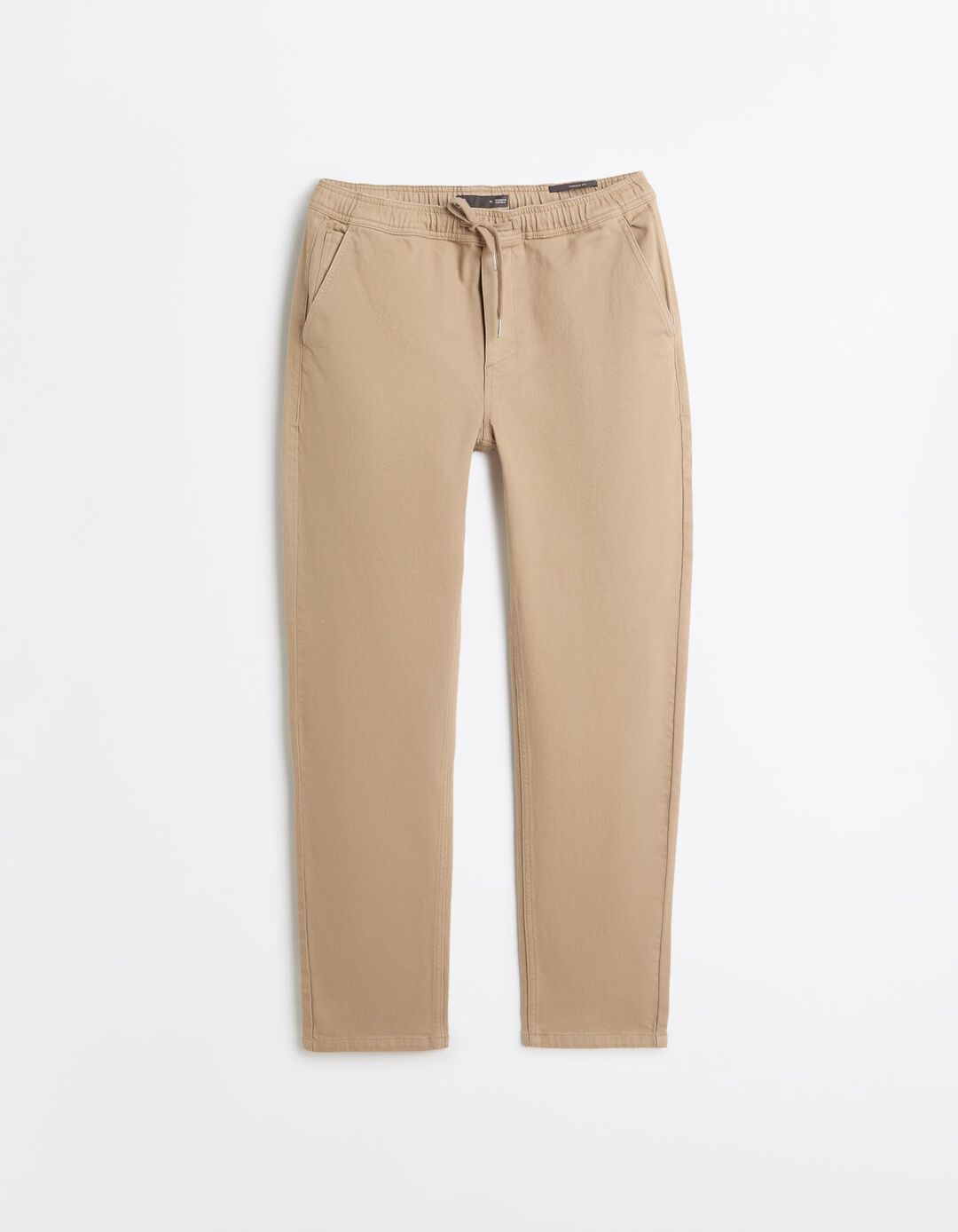 Cal&ccedil;as Jogger Tapered, Homem, Bege