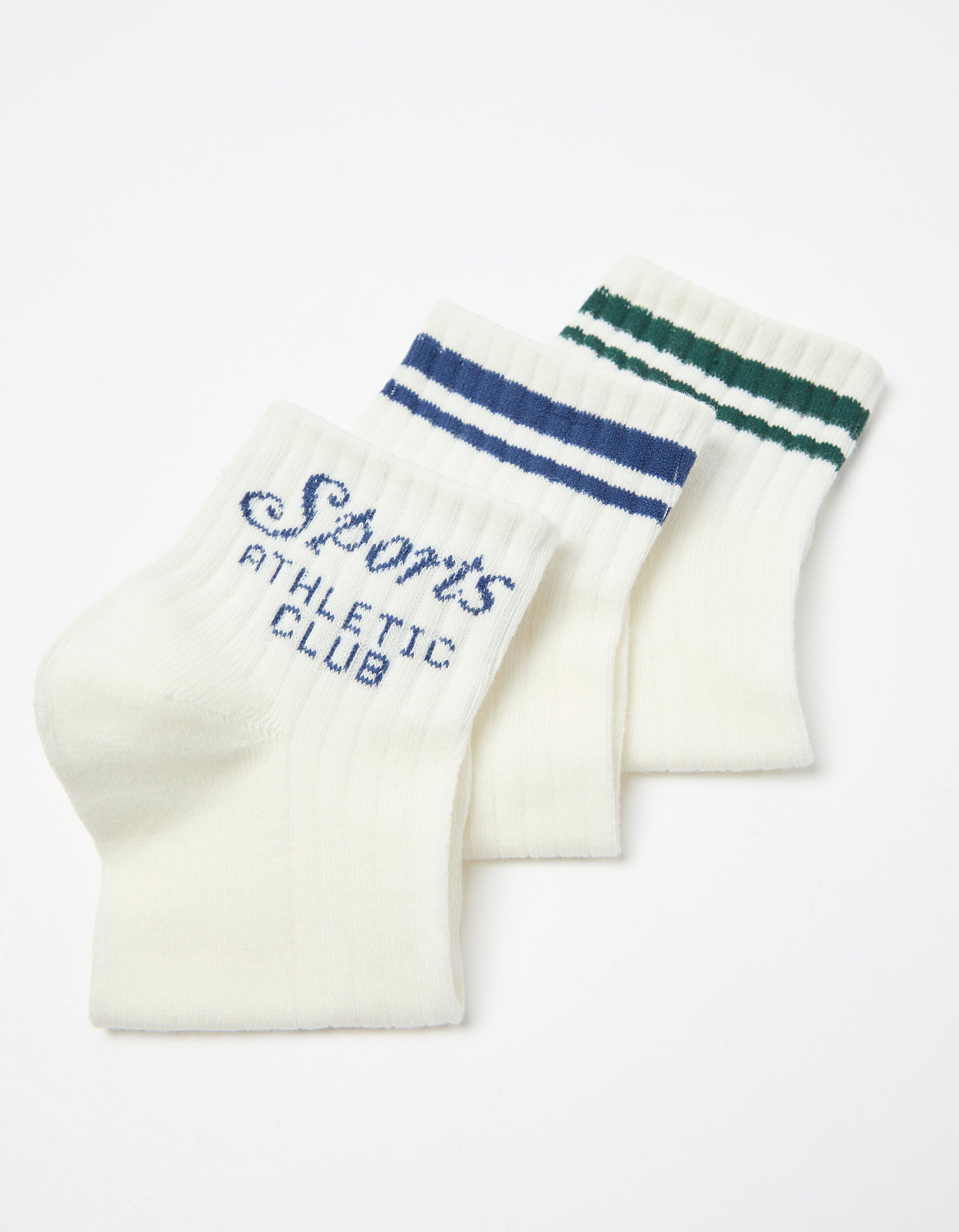 Comprar Online Pack 3 Pares de Meias Tornozelo, Homem, Branco