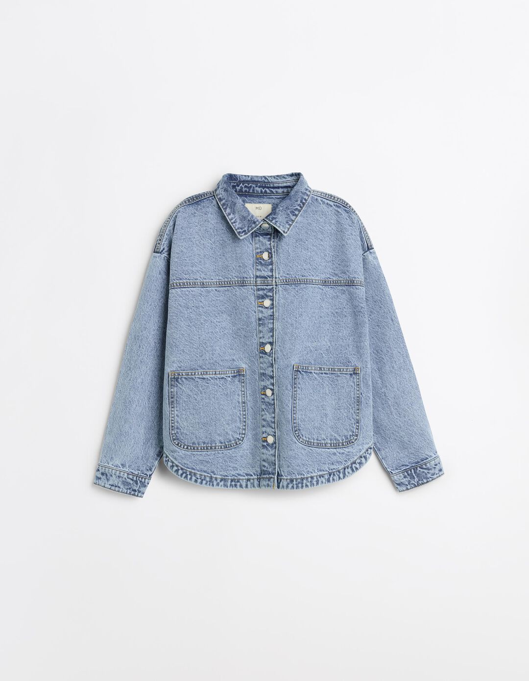 Sobrecamisa de Ganga, Mulher, Azul Claro