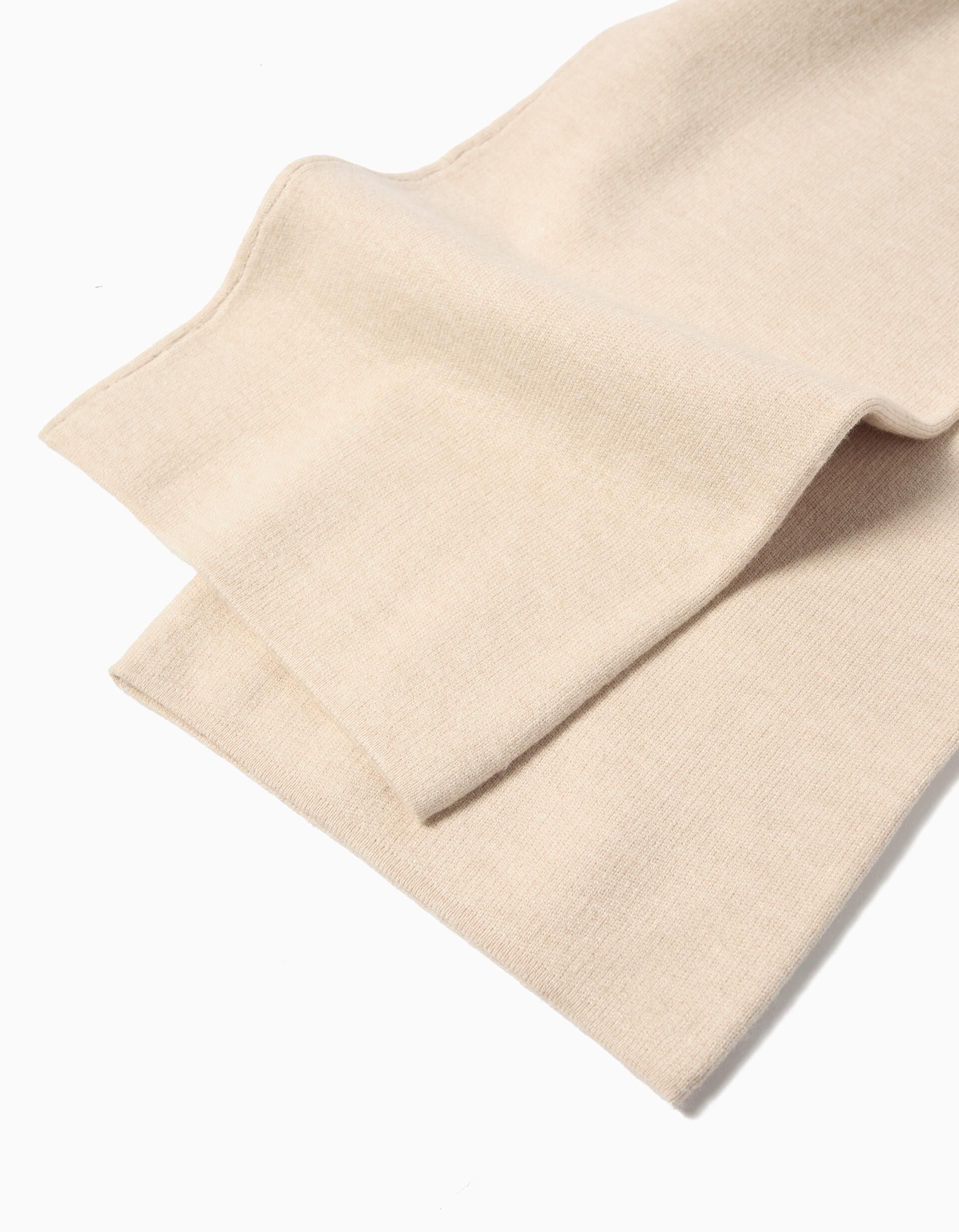 Comprar Online Cal&ccedil;as Wide Leg, Menina, Bege Claro