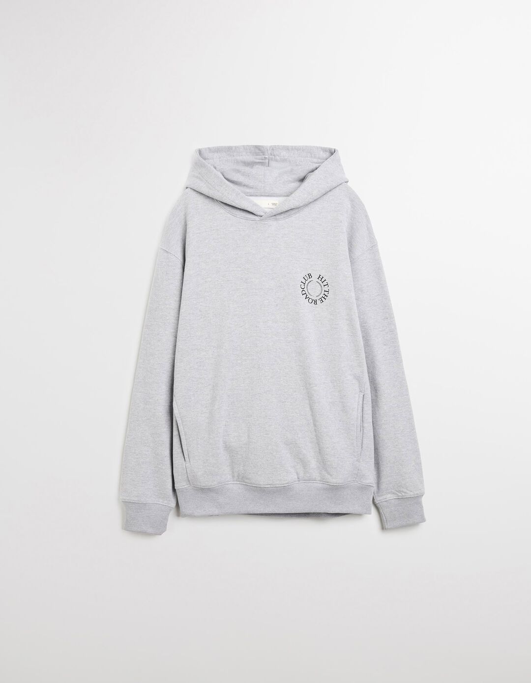 Sweatshirt com Capuz, Homem, Cinzento Claro