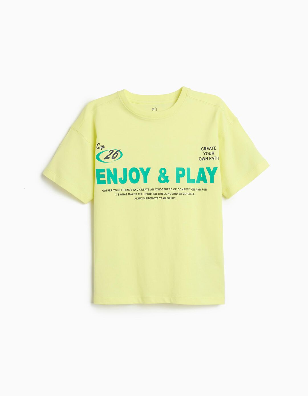 T-shirt, Menino, Verde Claro