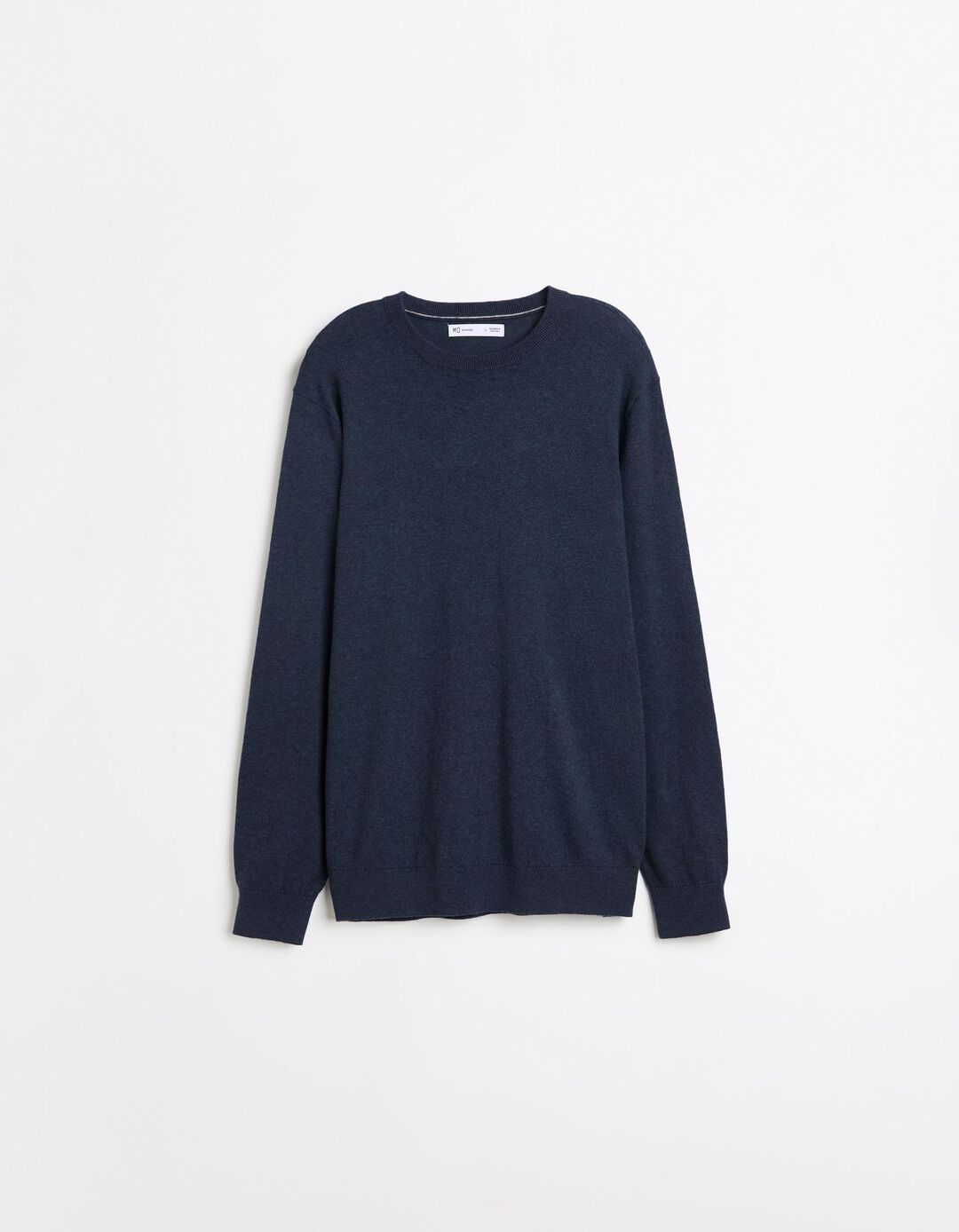 Camisola Com Caxemira, Homem, Azul Escuro