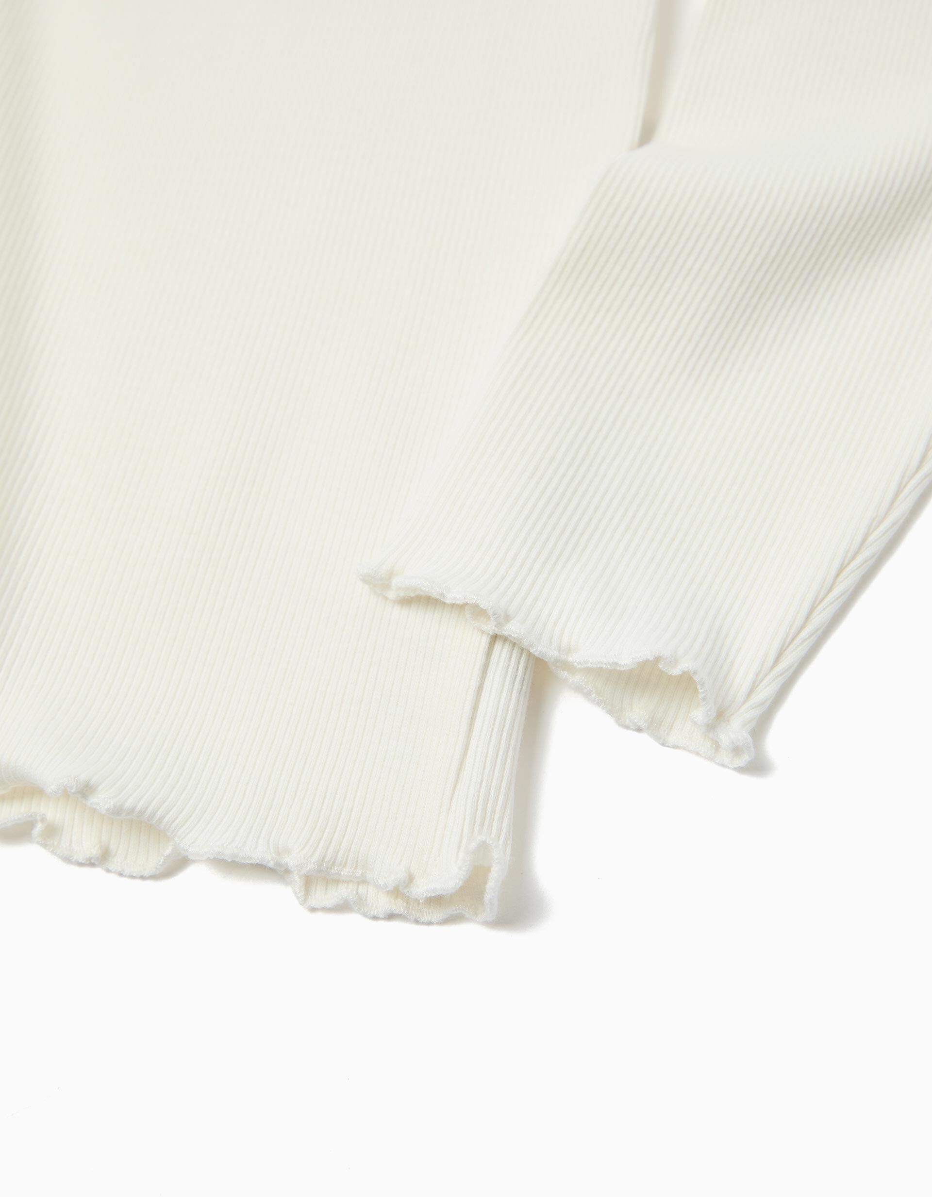 Comprar Online T-shirt de Manga Comprida, Menina, Branco