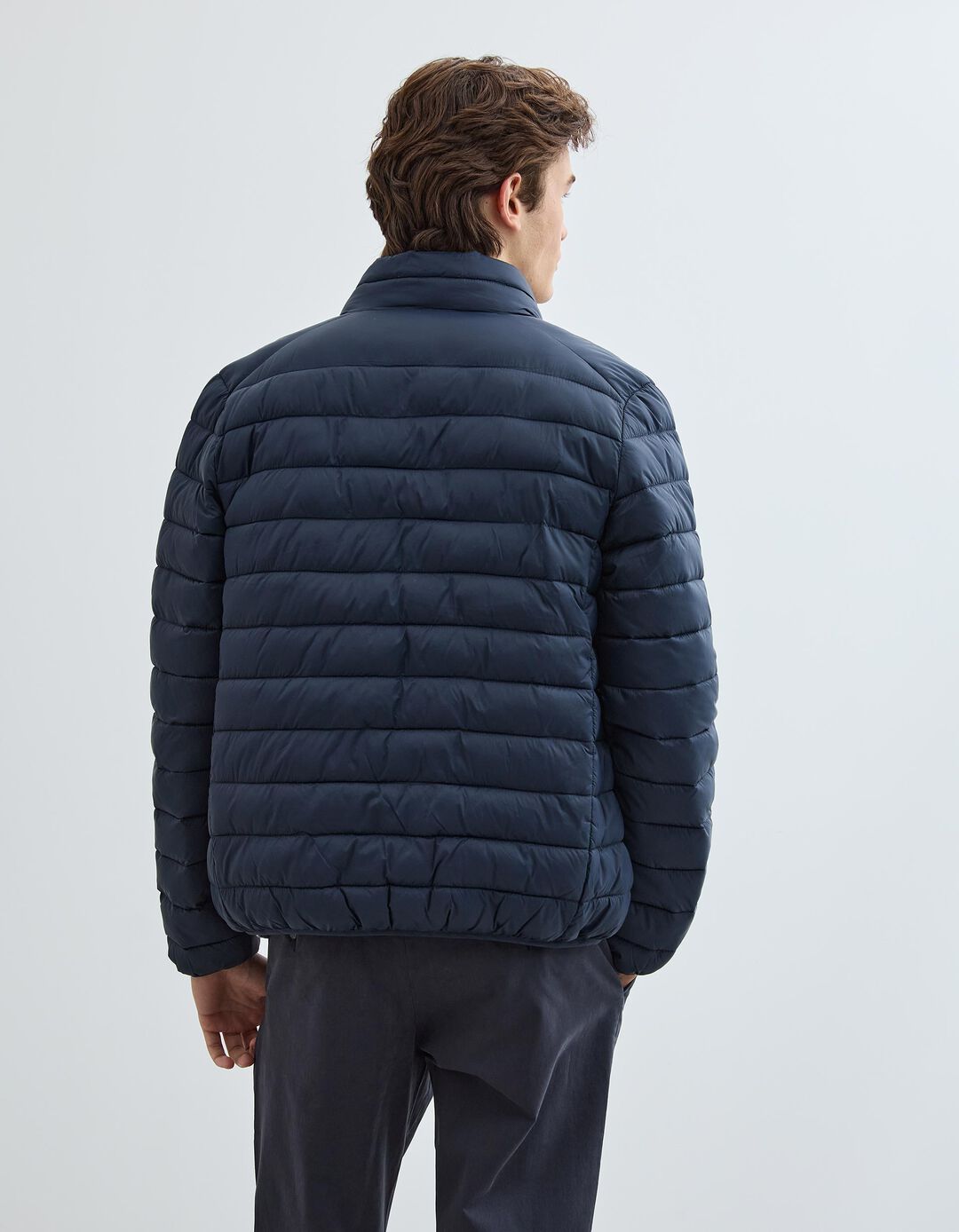 Casaco Acolchoado, Homem, Azul Escuro