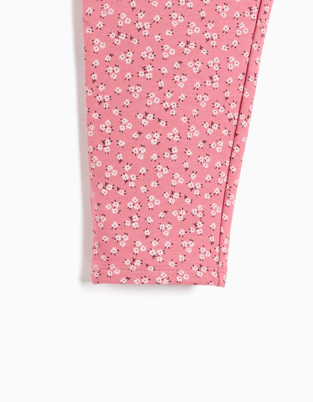 Leggings Com Interior Cardado, Menina, Rosa