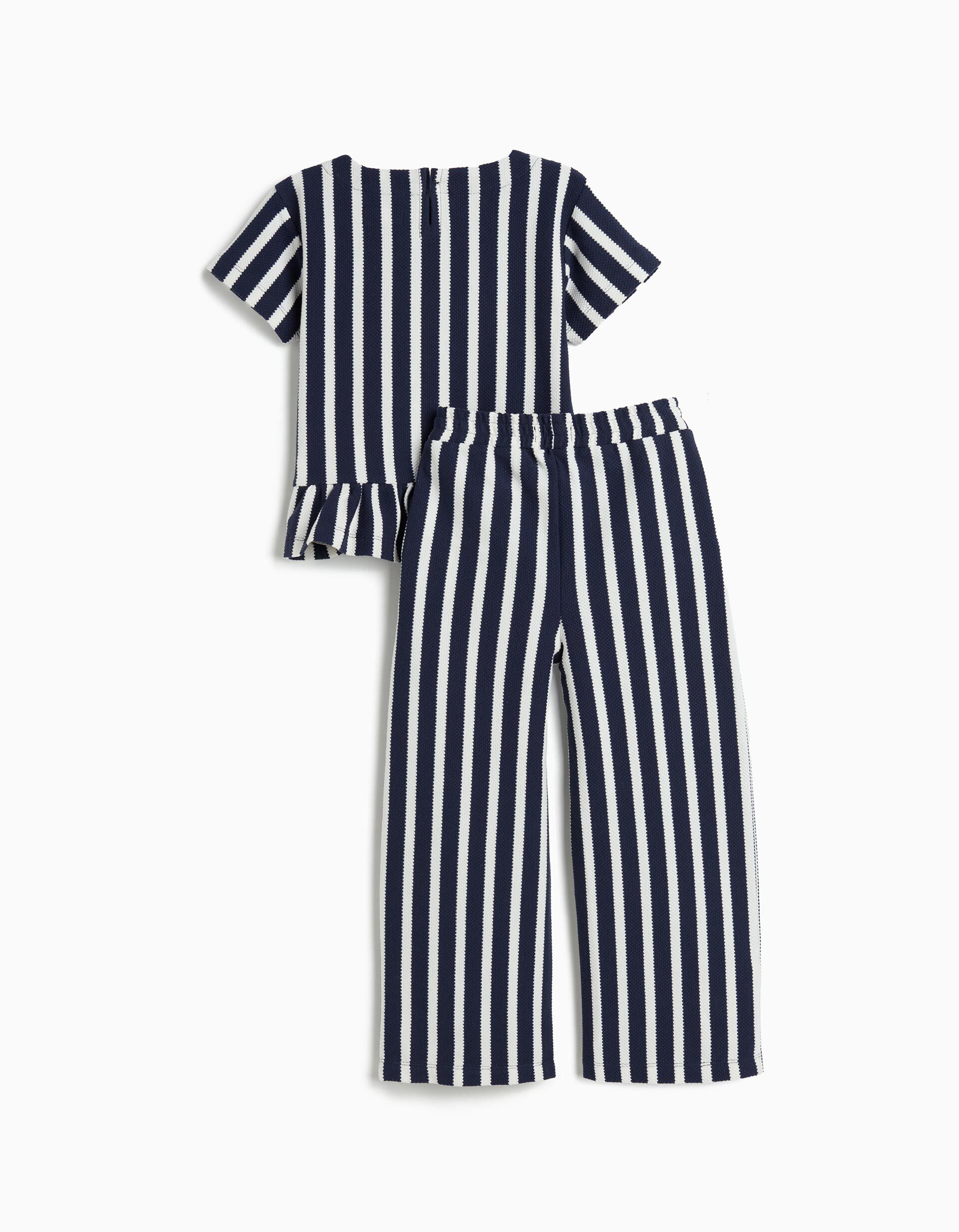 Comprar Online Conjunto T-shirt e Cal&ccedil;as, Menina, Azul Escuro