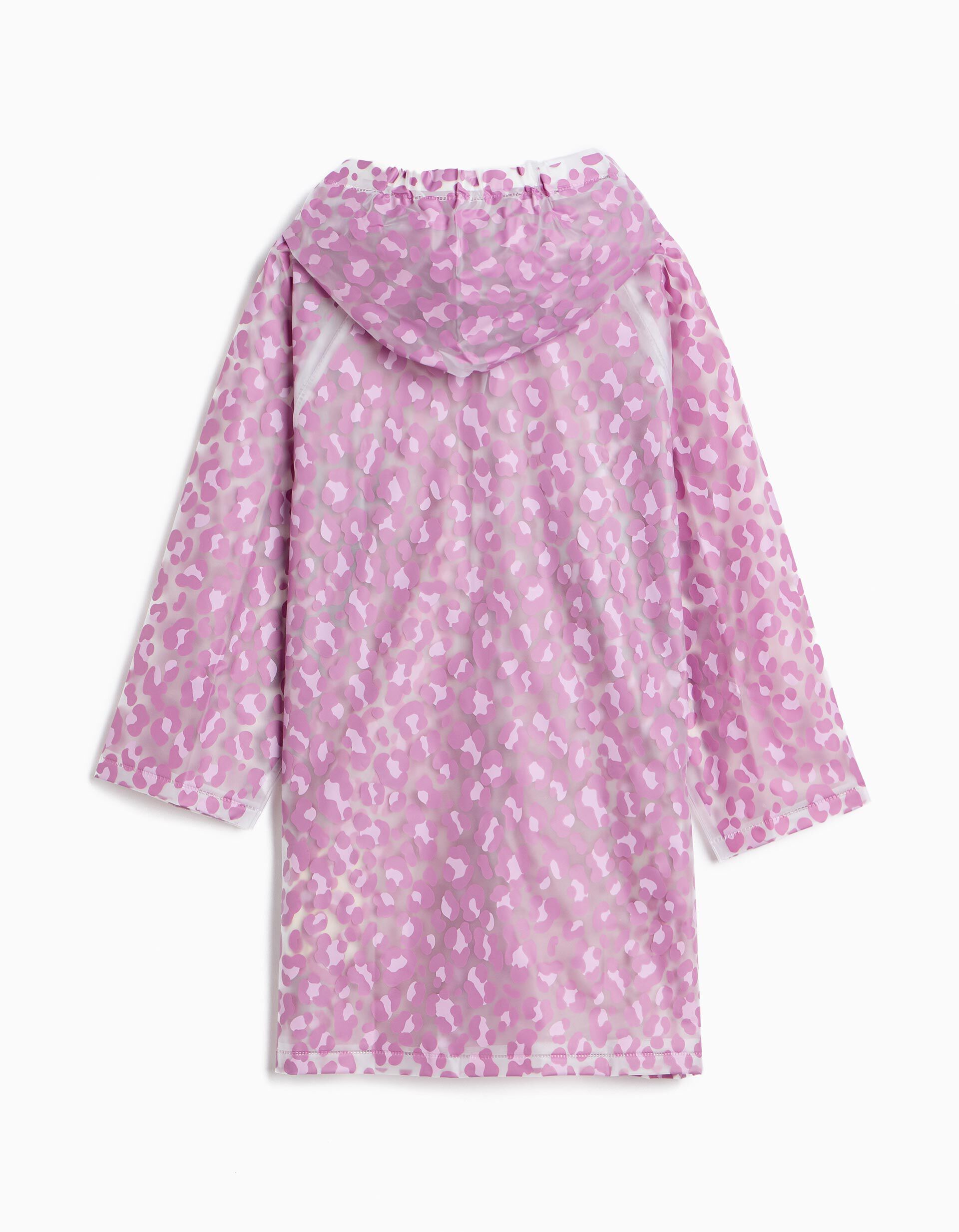 Comprar Online Capa De Chuva Animal Print, Menina, Rosa