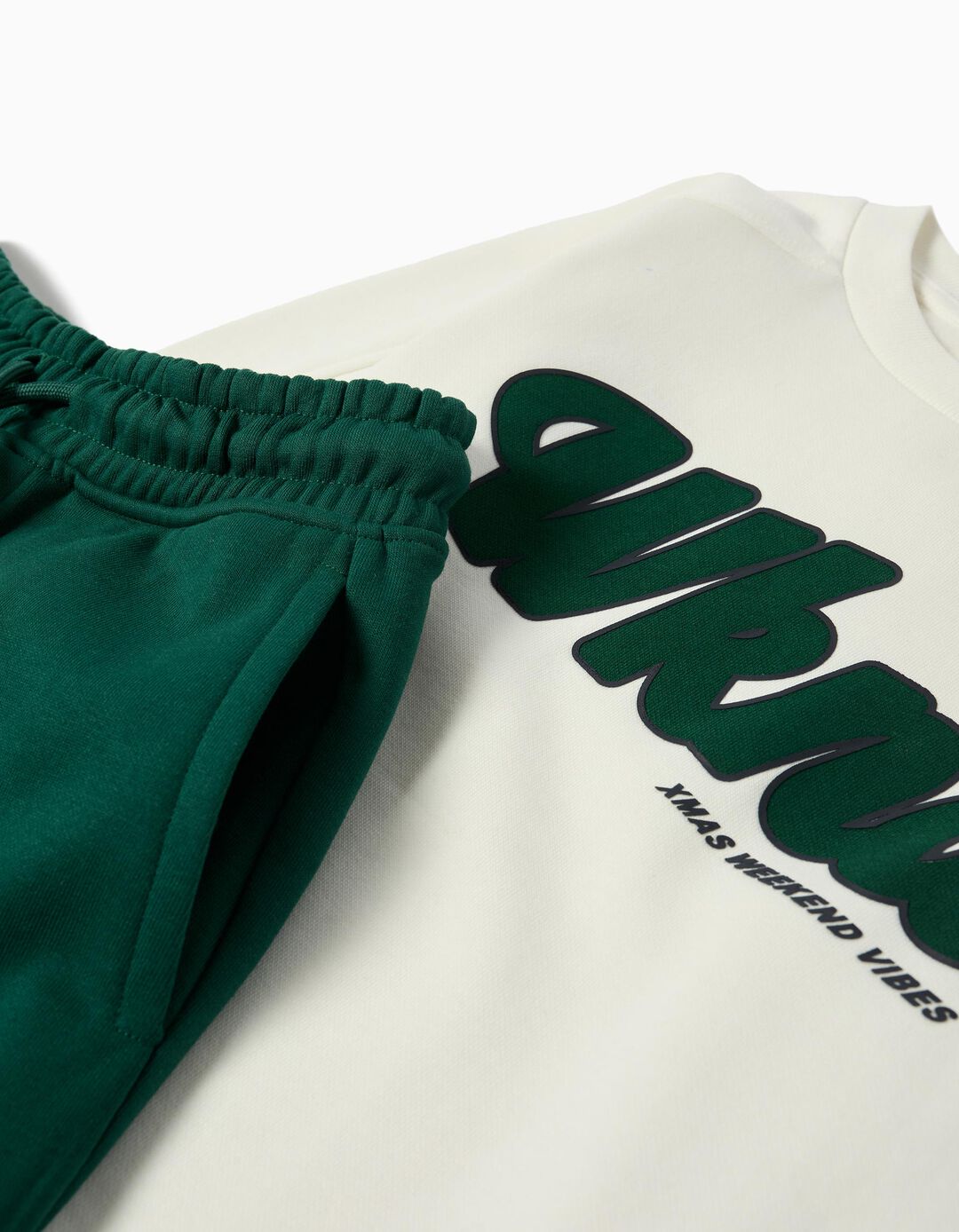Conjunto de Jogging, Menino, Verde Escuro