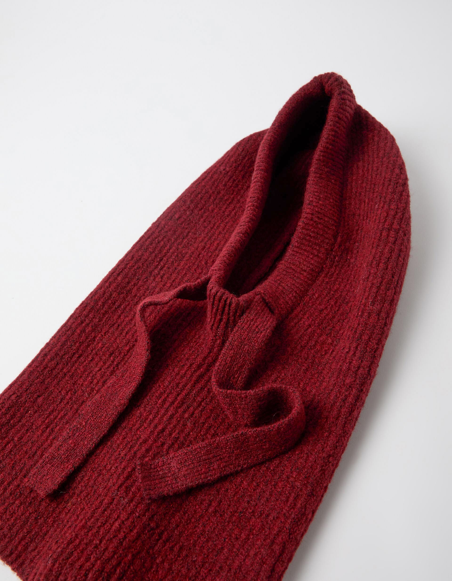 Comprar Online Gorro balaclava De Malha, Mulher, Vermelho Escuro