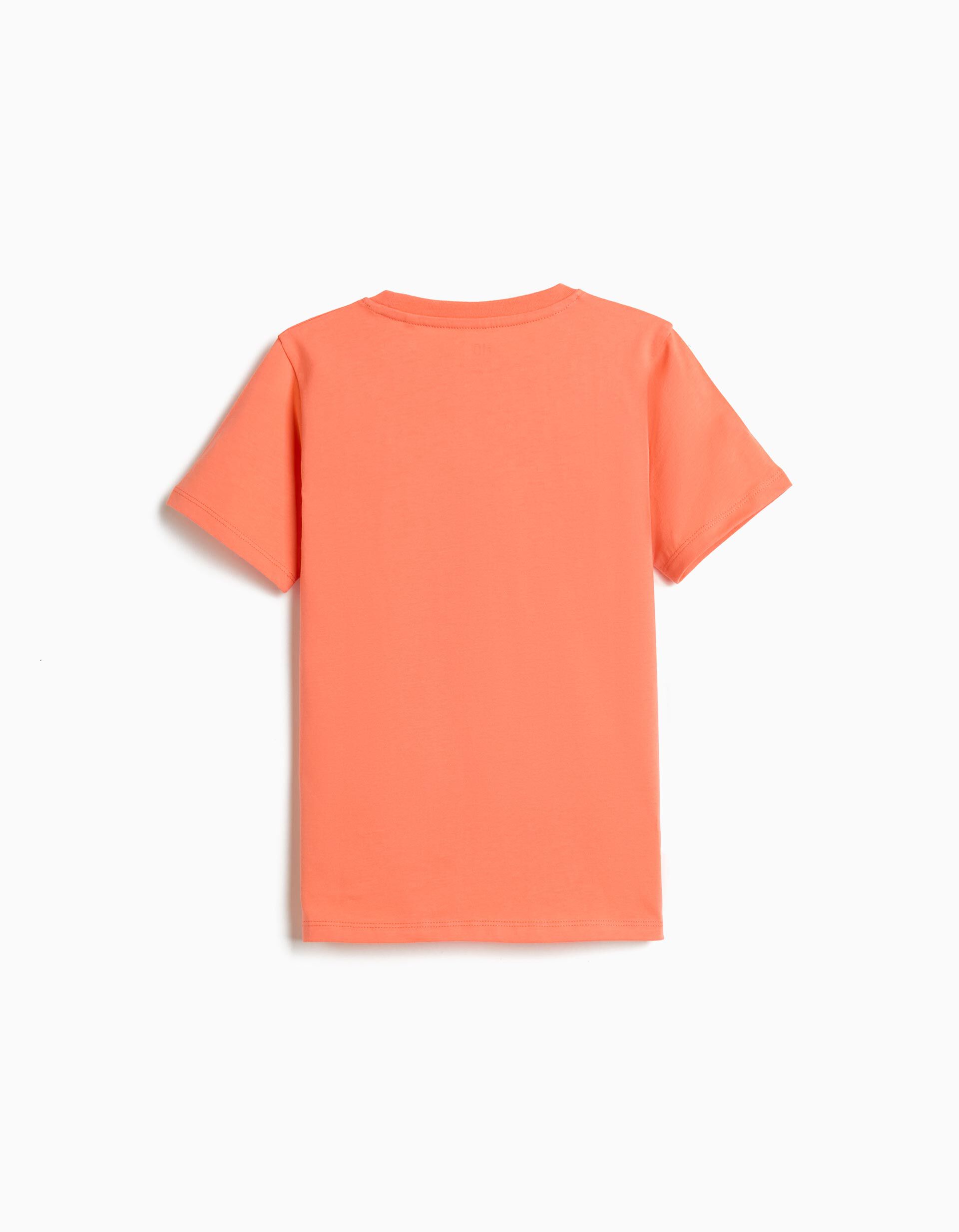 Comprar Online T-shirt Estampada, Menino, Laranja