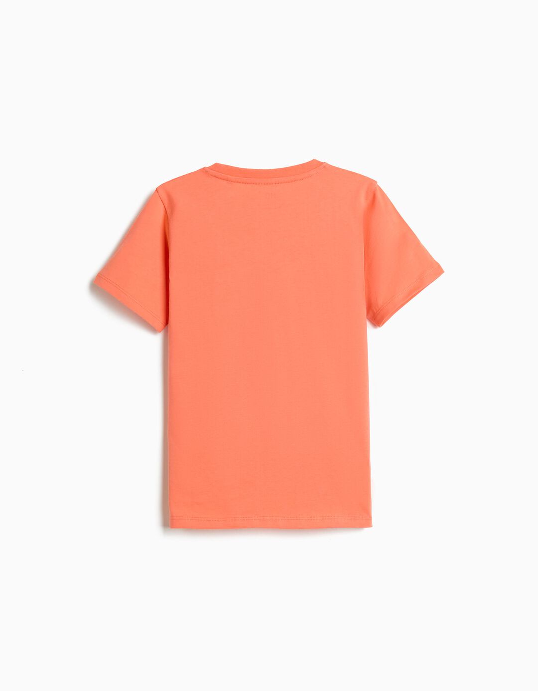 T-shirt Estampada, Menino, Laranja