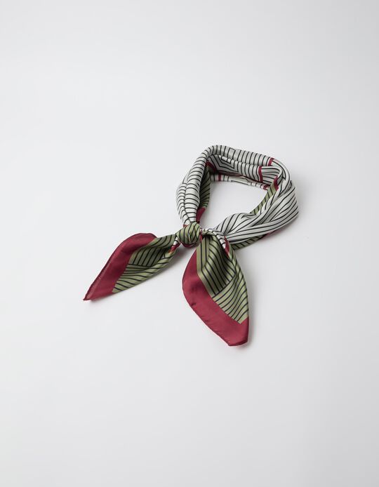 Comprar Online Len&ccedil;o Estampado Geom&eacute;trico, Mulher, Verde