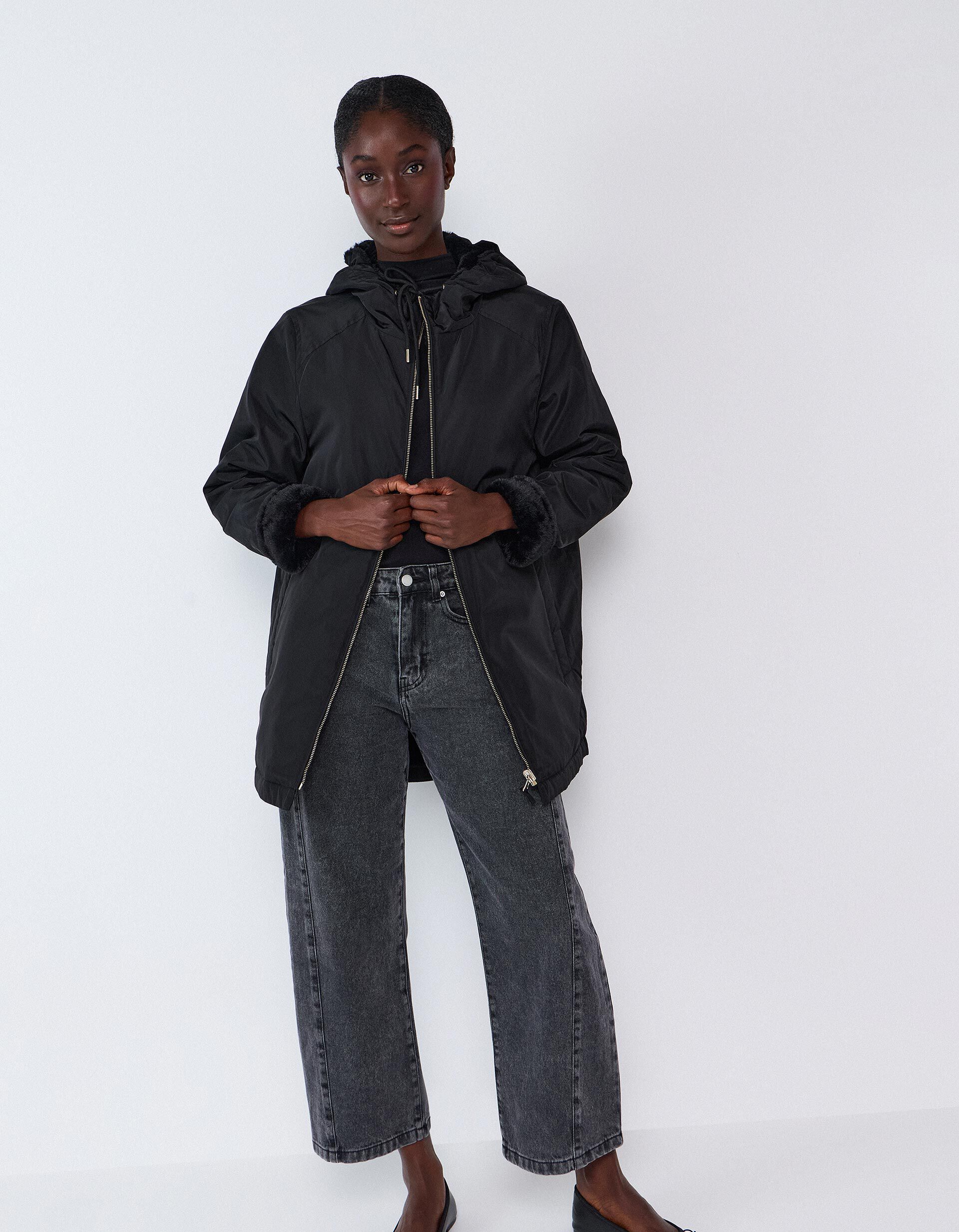 Comprar Online Parka Revers&iacute;vel, Mulher, Preto