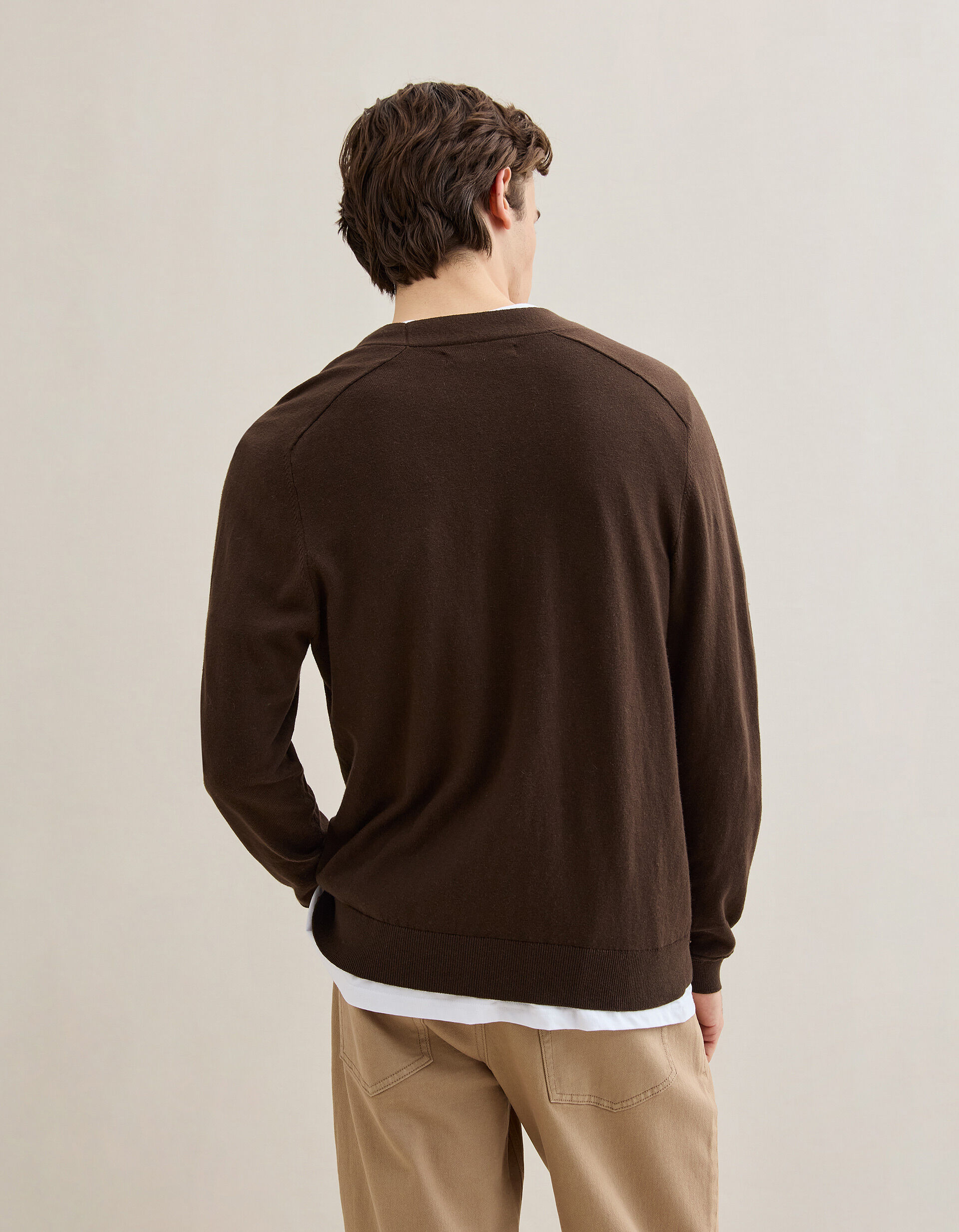 Comprar Online Casaco com Caxemira, Homem, Castanho Escuro