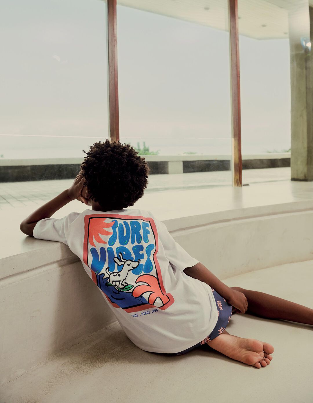 T-shirt, Menino, Branco