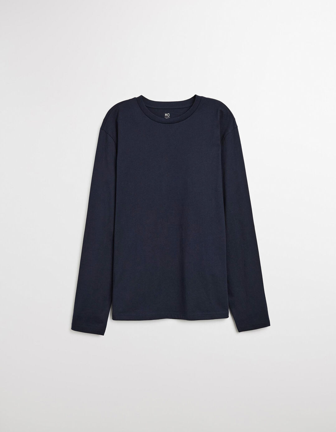 T-shirt de Manga Comprida, Homem, Azul Escuro