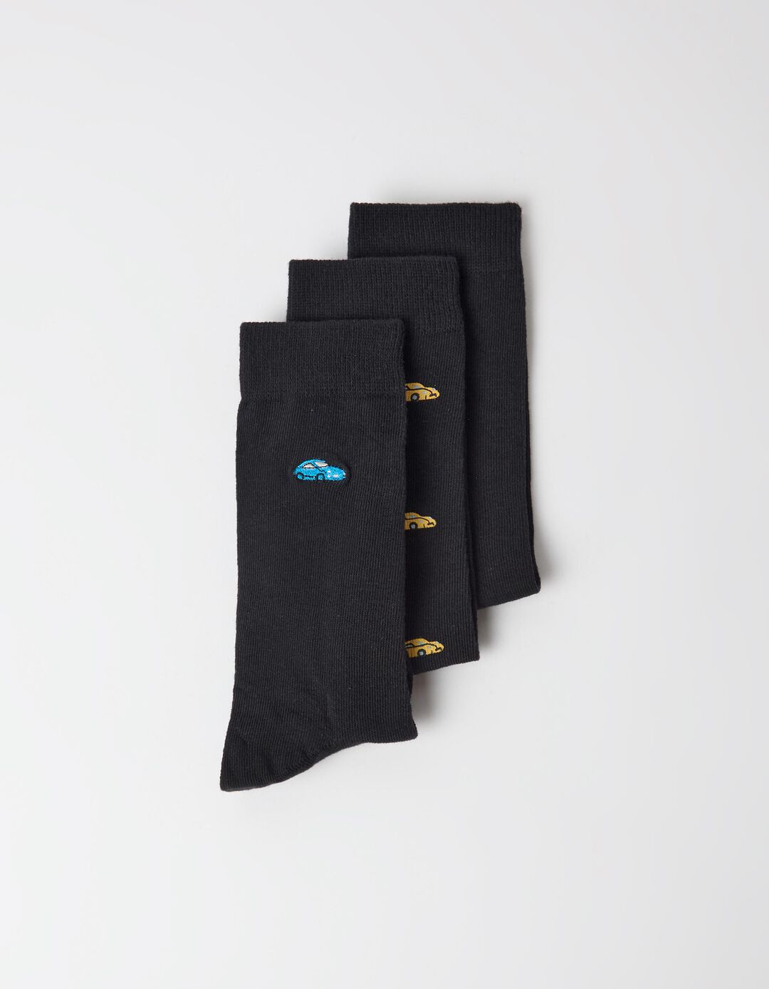 Pack 3 Pares De Meias, Homem, Preto