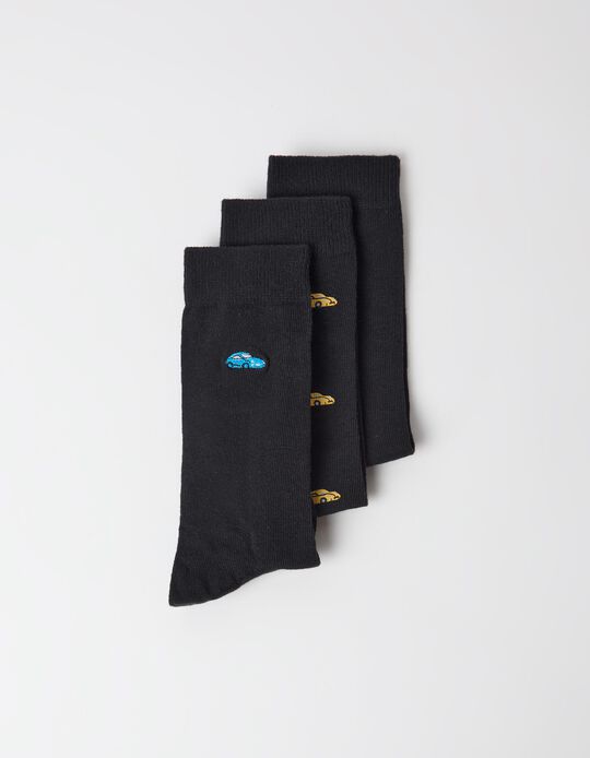 Comprar Online Pack 3 Pares De Meias, Homem, Preto