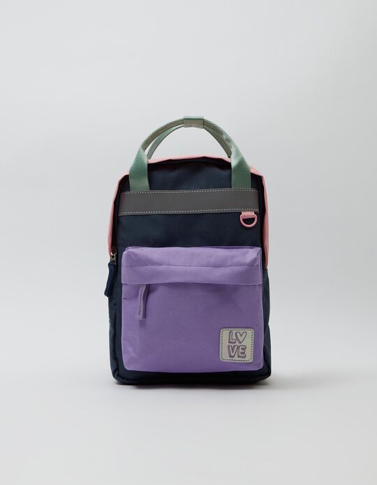 Colourful Backpack, Children, Blue/Pink