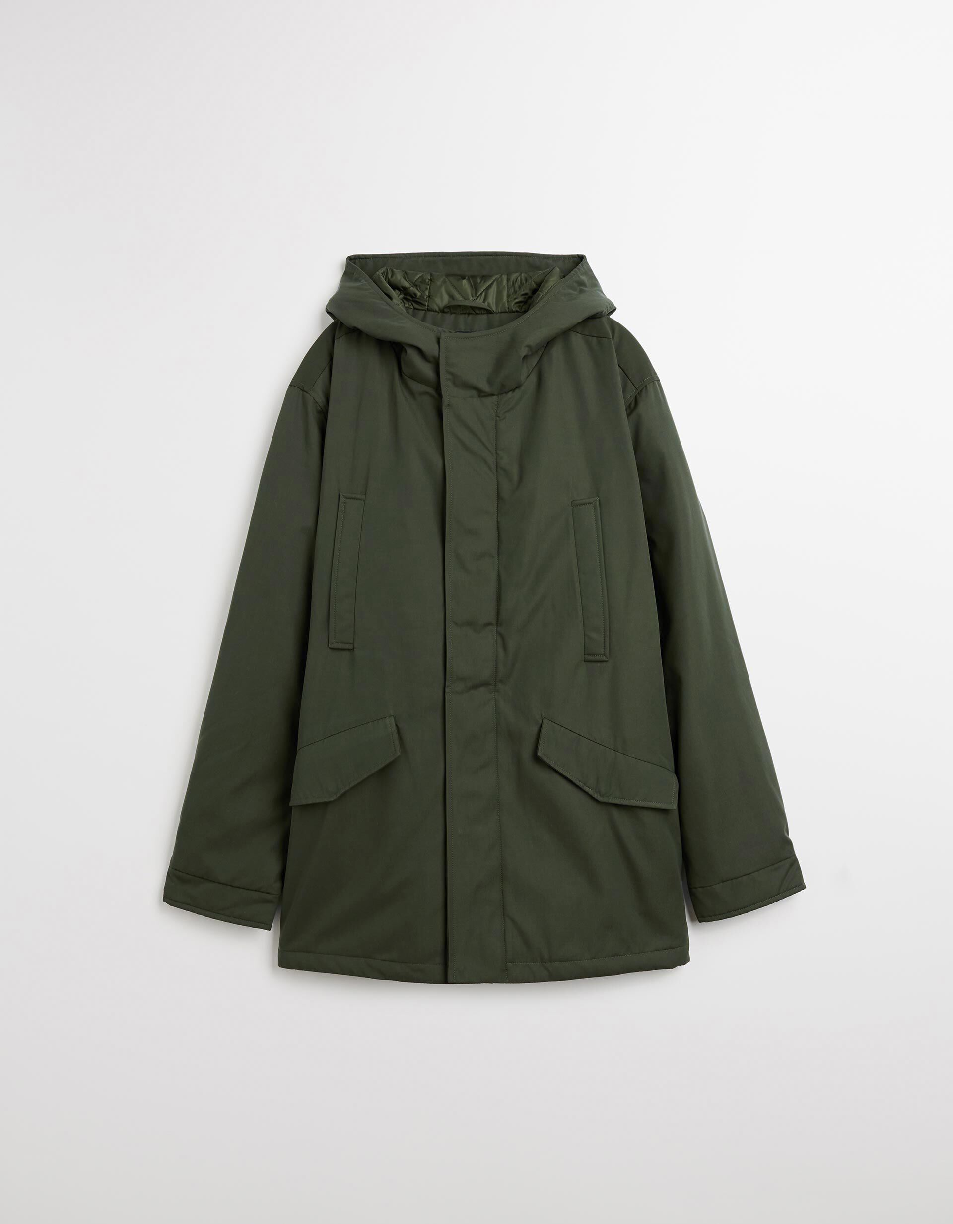 Comprar Online Parka com Capuz, Homem, Verde Escuro
