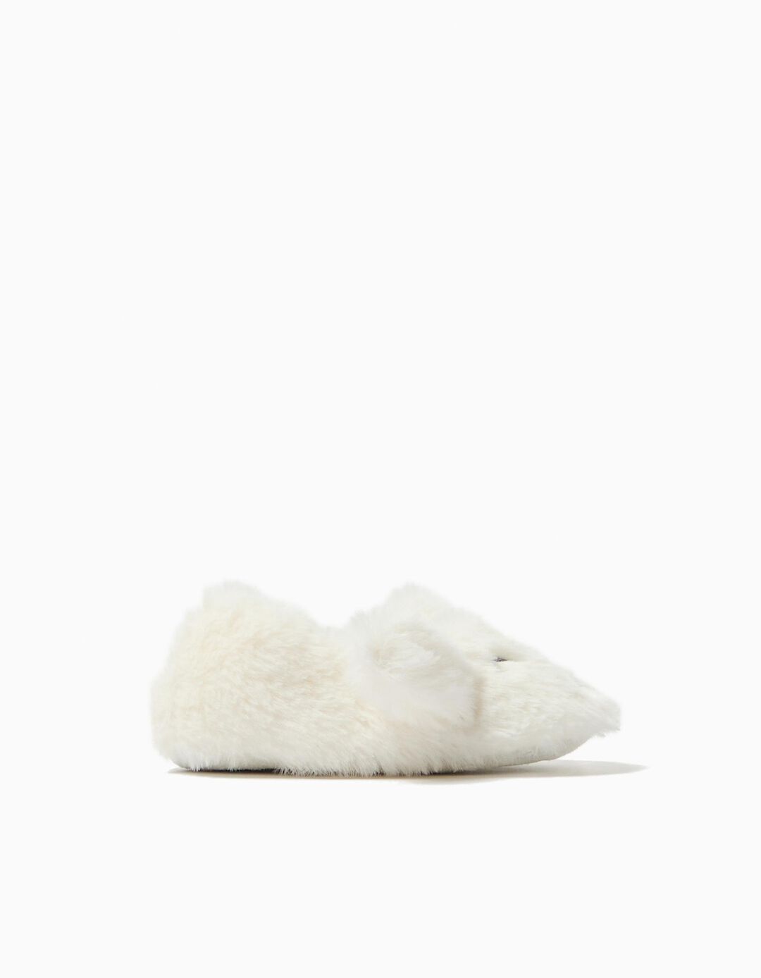 Pantufas, Menina, Branco