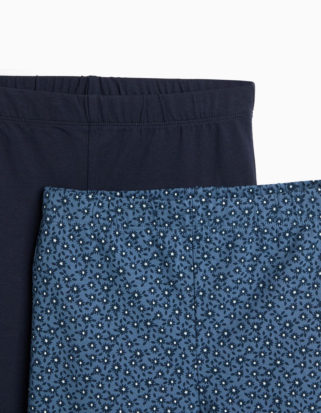 Pack 2 Leggings, Menina, Azul Escuro