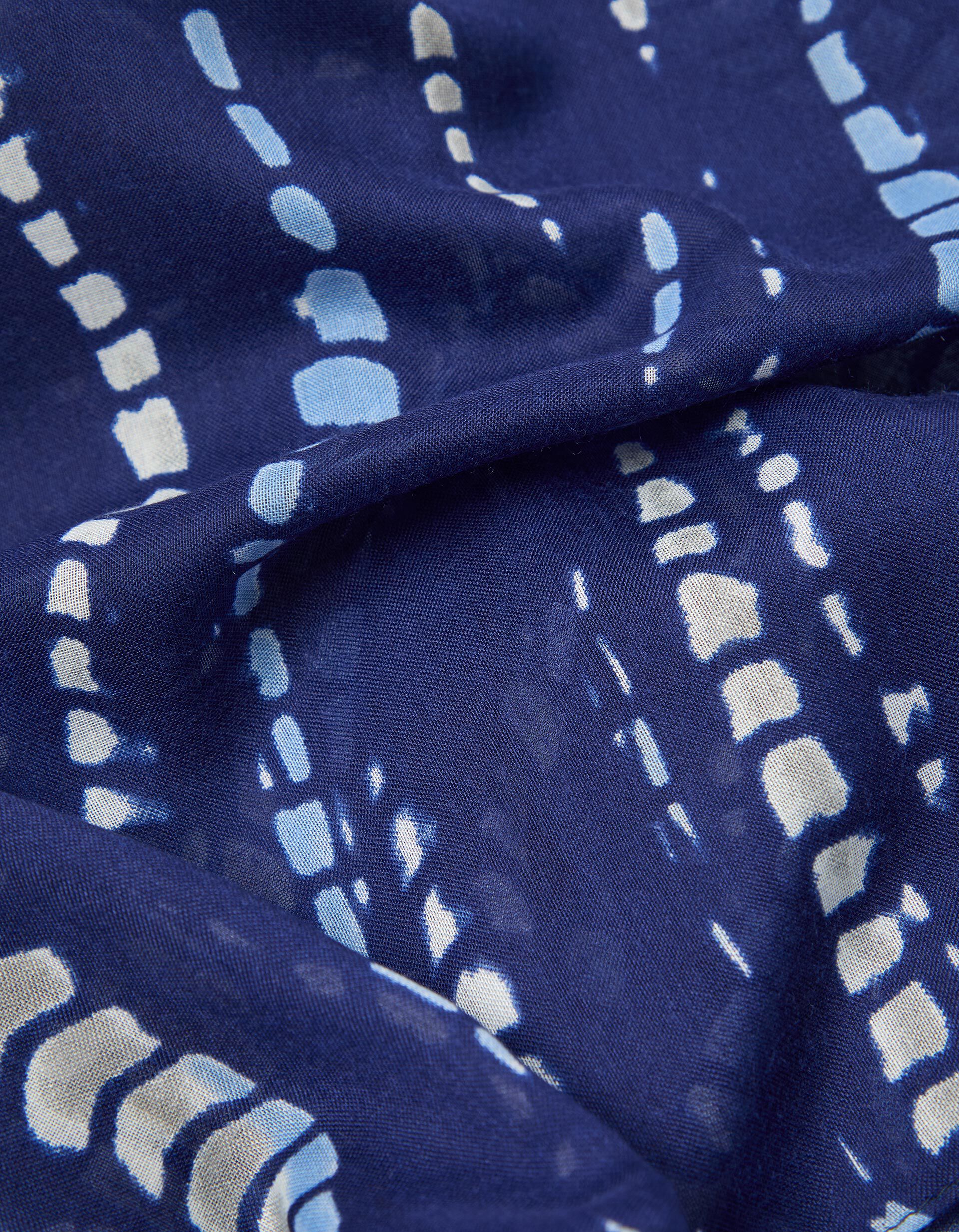 Comprar Online Cachecol Estampado, Mulher, Azul