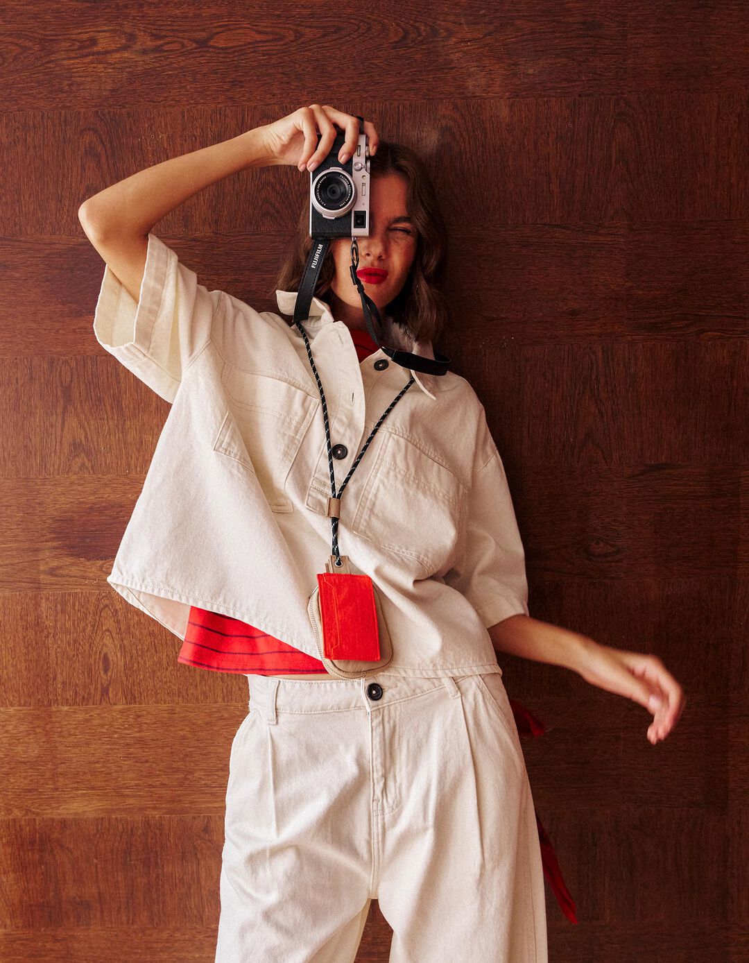 Camisa De Ganga Oversize, Mulher, Cru