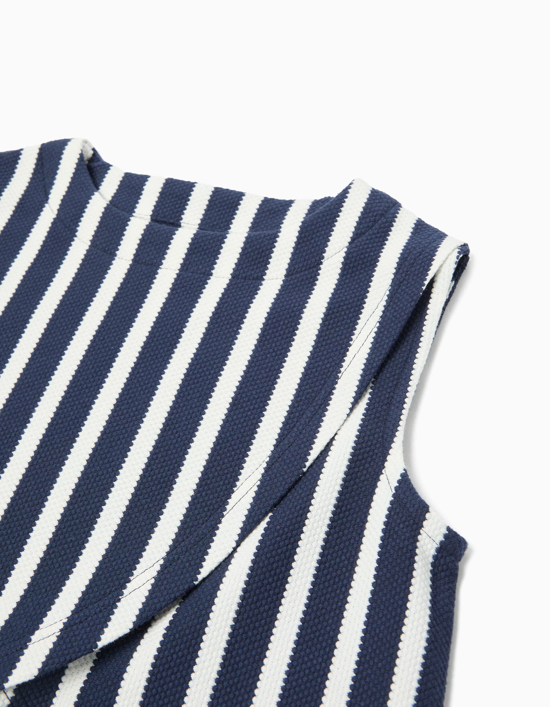 Comprar Online Top Riscas, Menina, Azul Escuro