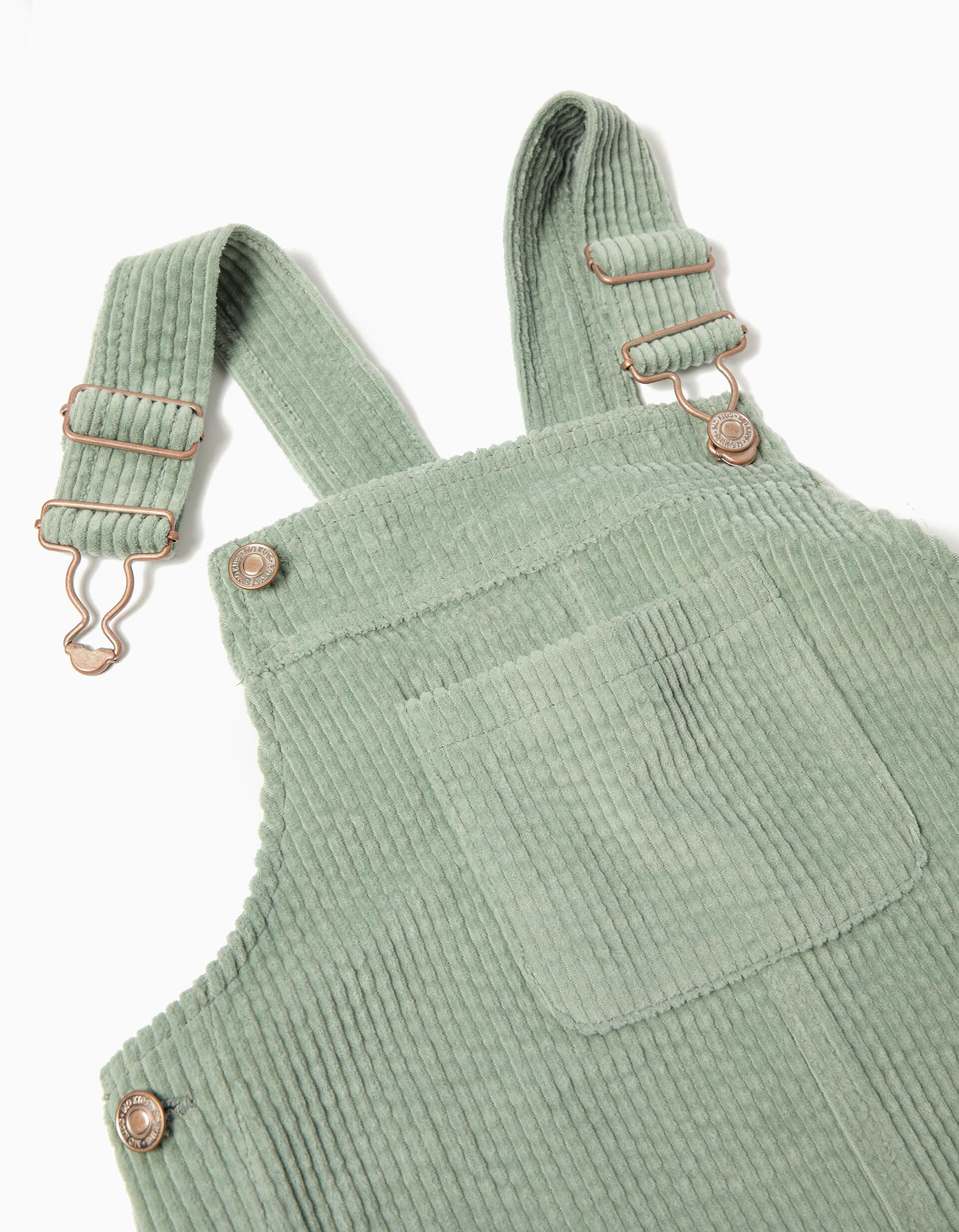 Comprar Online Jardineira de Bombazine, Menina, Verde