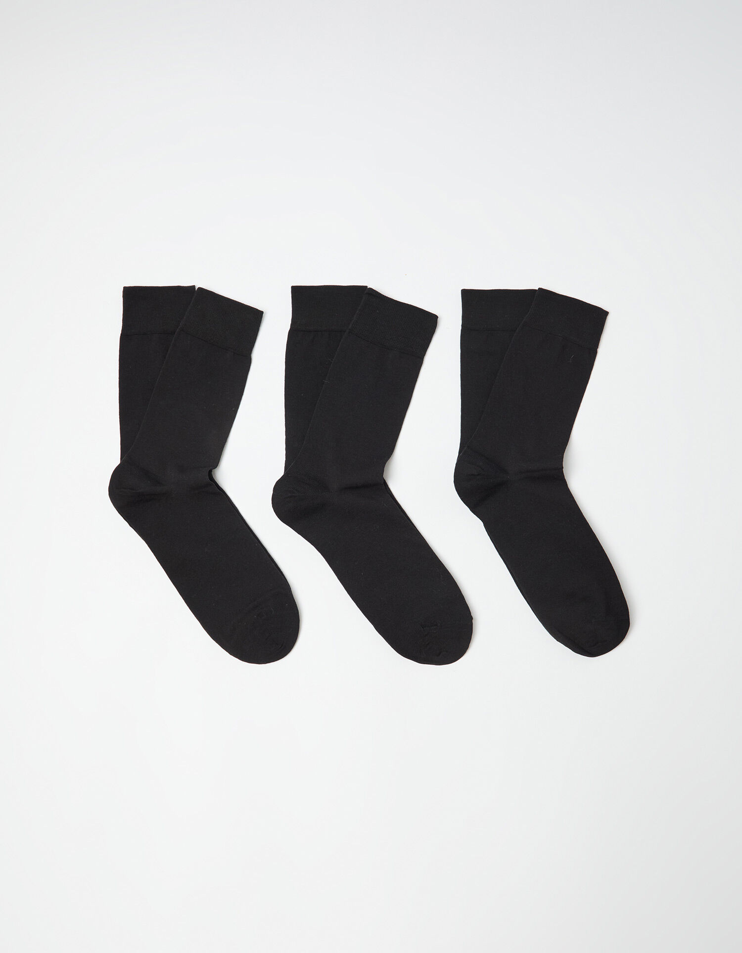 Comprar Online 3 Pairs of Cotton Blend Socks Pack, Men, Black
