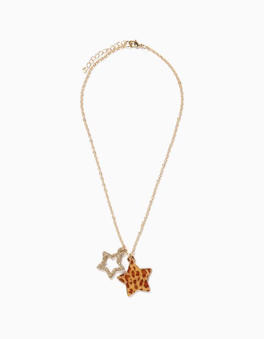 Colar Dourado Estrelas