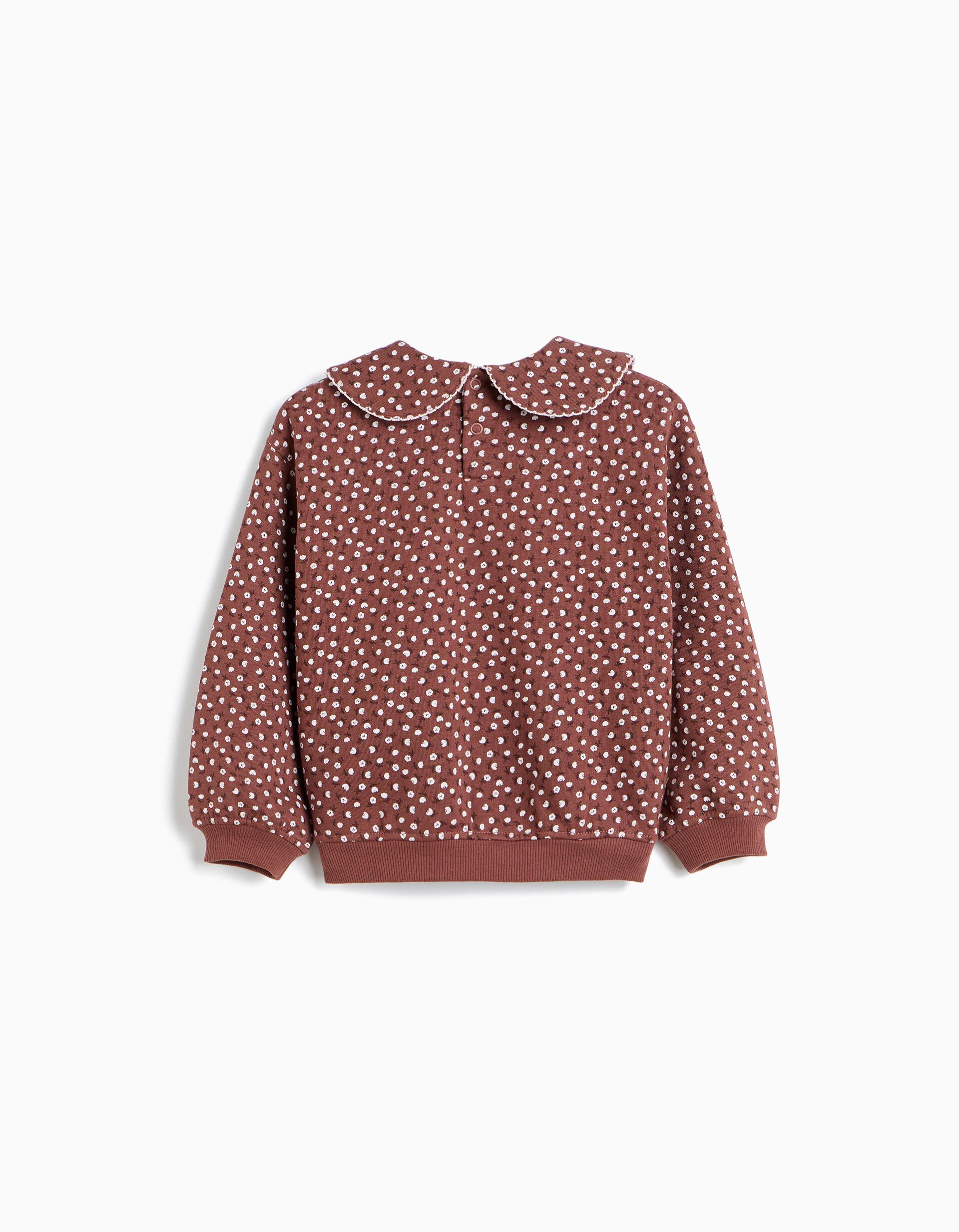 Comprar Online Sweatshirt Estampada, Menina, Castanho