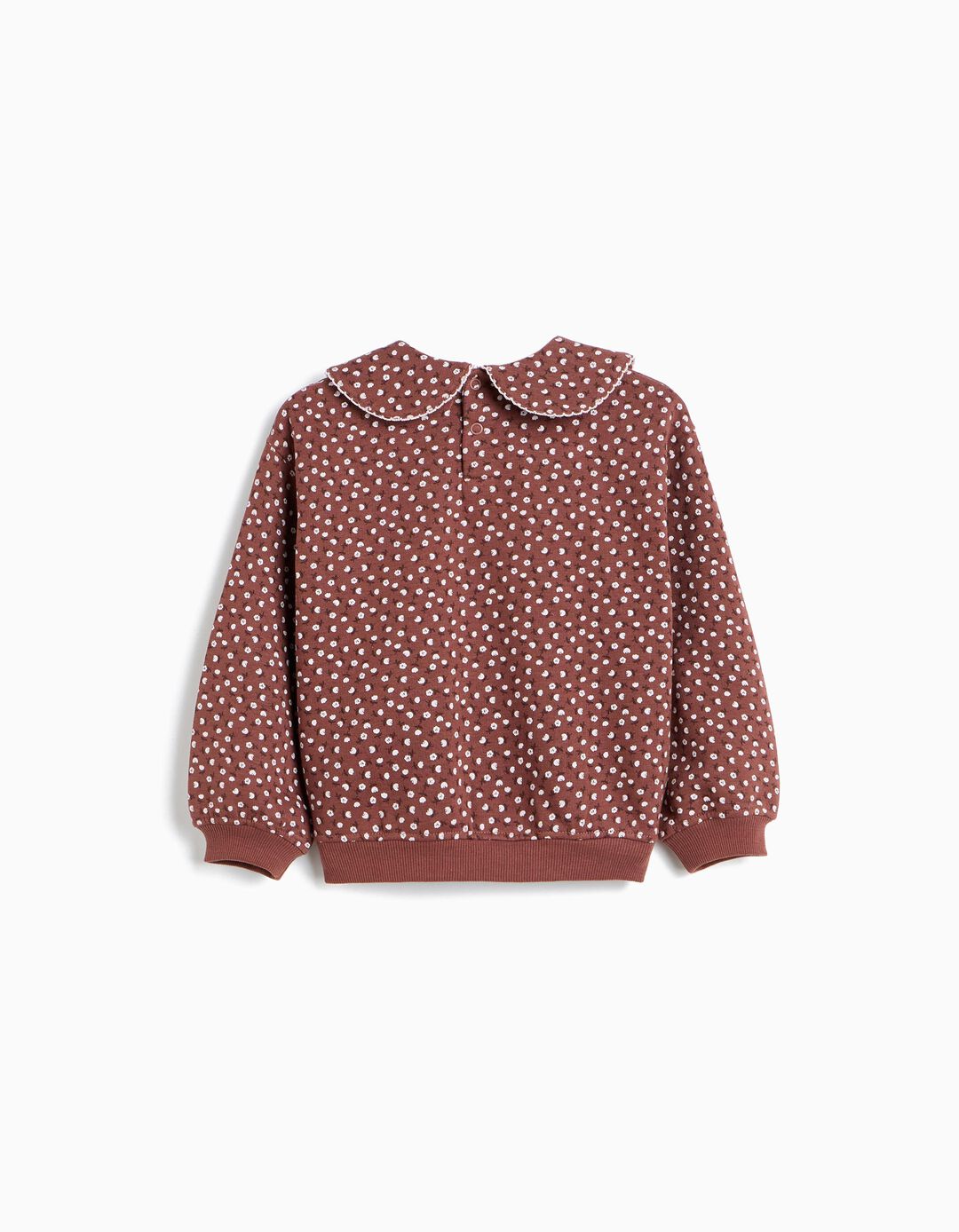 Sweatshirt Estampada, Menina, Castanho